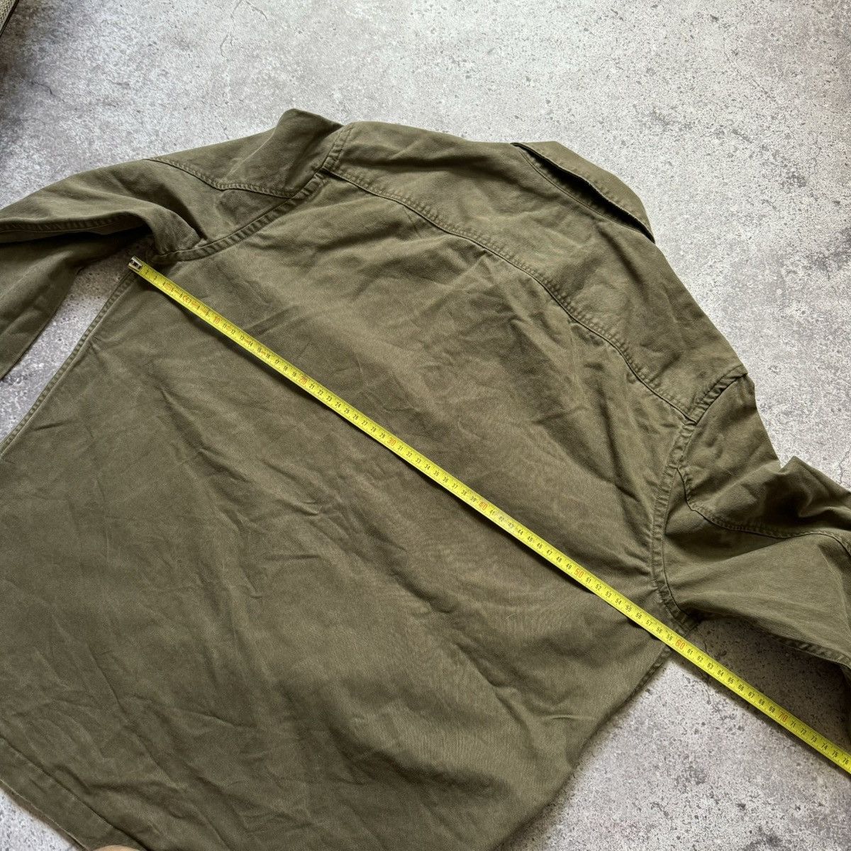 Allsaints All Saints Warrant Long Sleeve Shirt Army Green overshirt Size US M / EU 48-50 / 2 - 12 Thumbnail