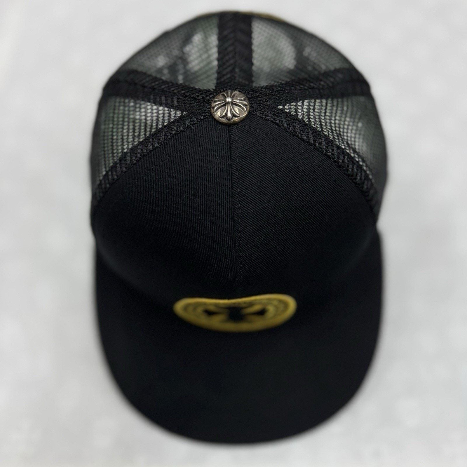 Chrome Hearts Chrome Hearts Plus Cross Seal Stamp Trucker Hat | GOOD COND! Size ONE SIZE - 2 Thumbnail