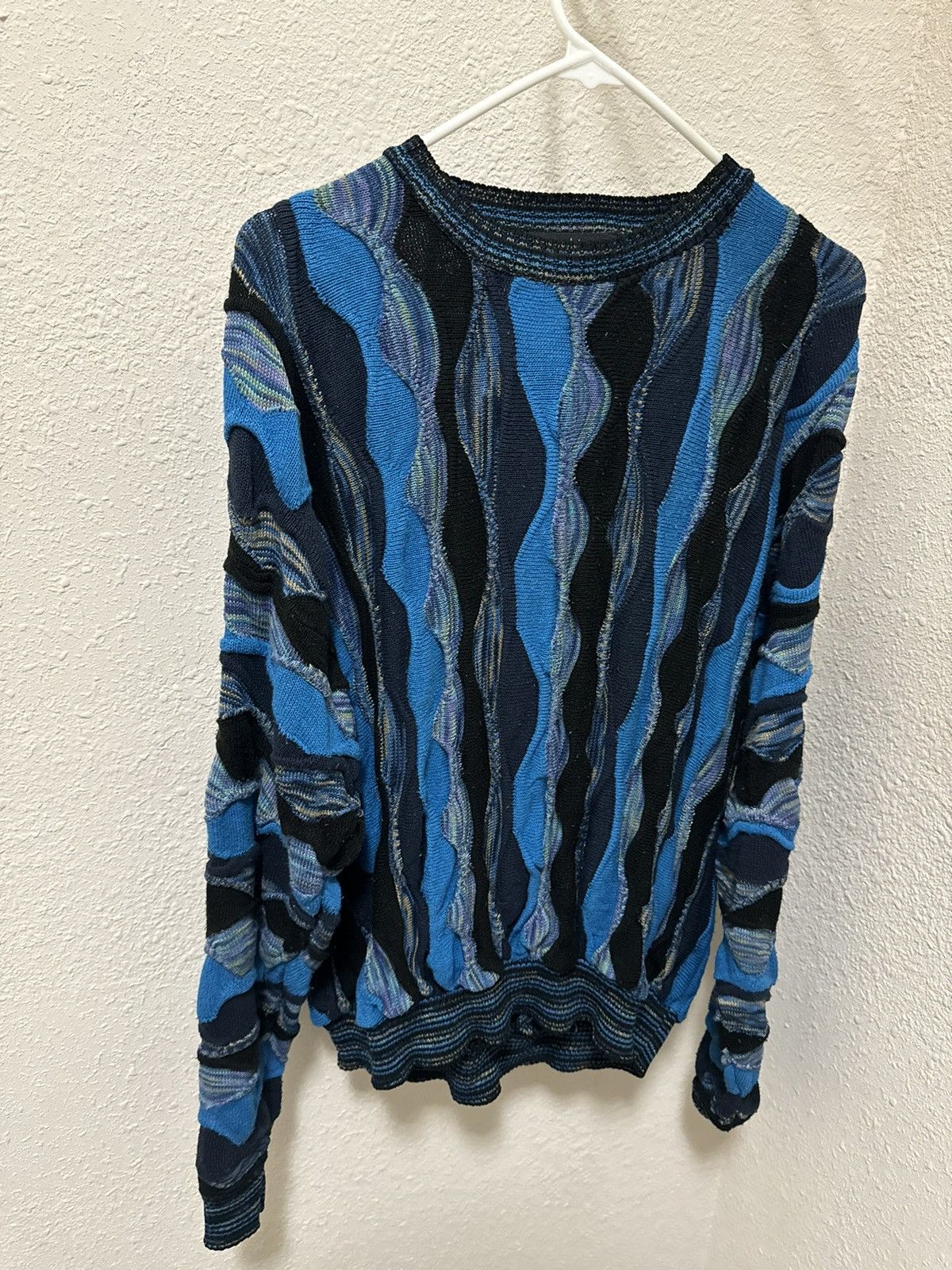 Protege Vintage Coogi Style Knit Sweater Protege Size US XL / EU 56 / 4 - 1 Thumbnail