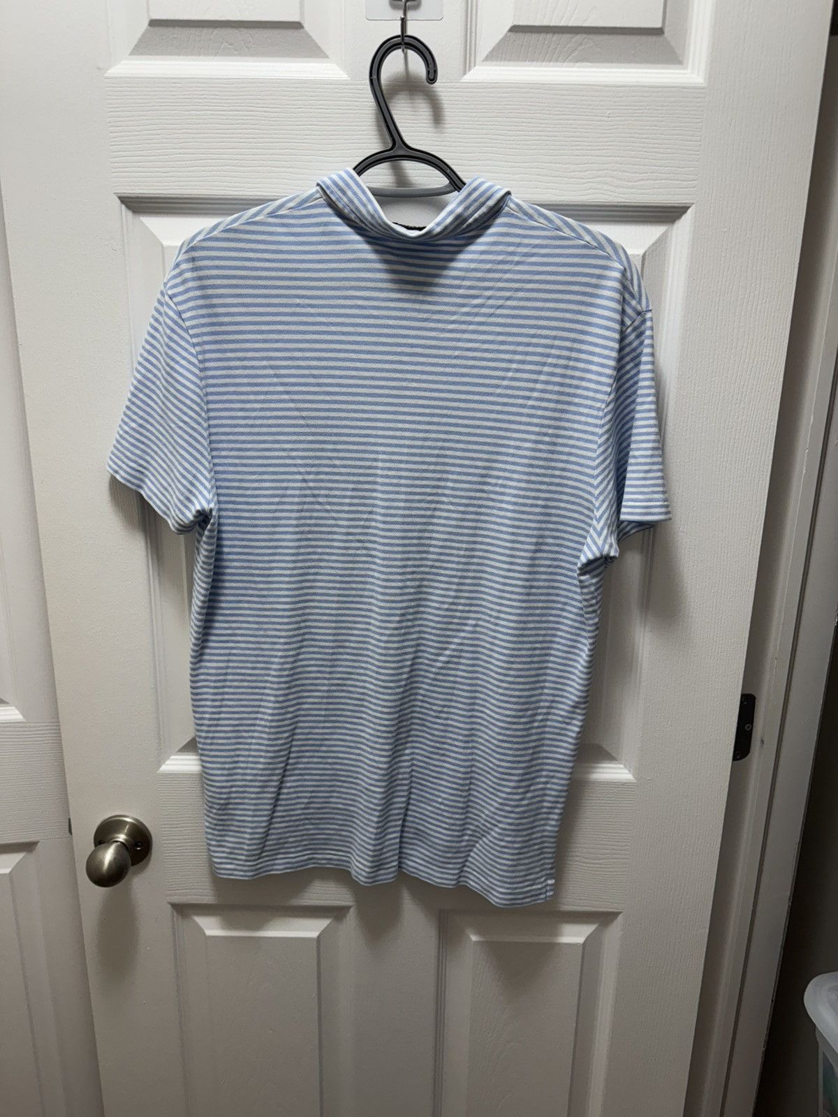 U.S. Polo Assn. Polo U.S. Polo Assn. Blue White Classic Vintage Collared Size US M / EU 48-50 / 2 - 2 Thumbnail