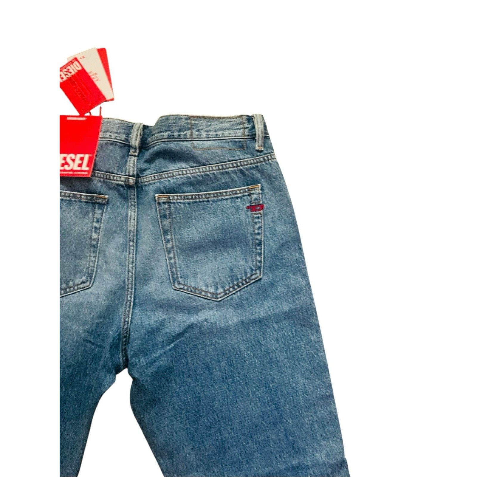 Diesel Diesel Mens Viker Straight Jeans 09C15 Blue $225 Size 34/30 Size US 34 / EU 50 - 6 Thumbnail