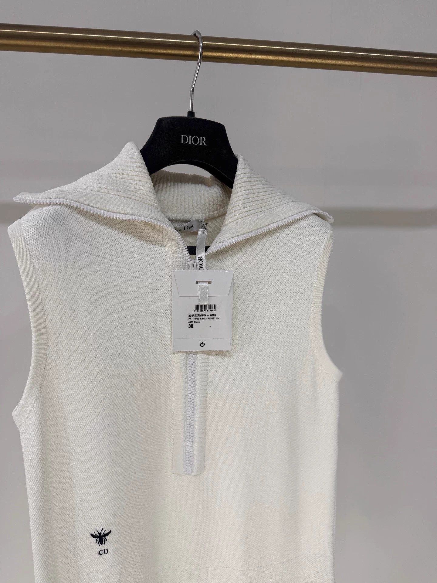 Dior Dior Bees Polo Pleated Dress Women's New With Tags Size S / US 4 / IT 40 - 2 Thumbnail