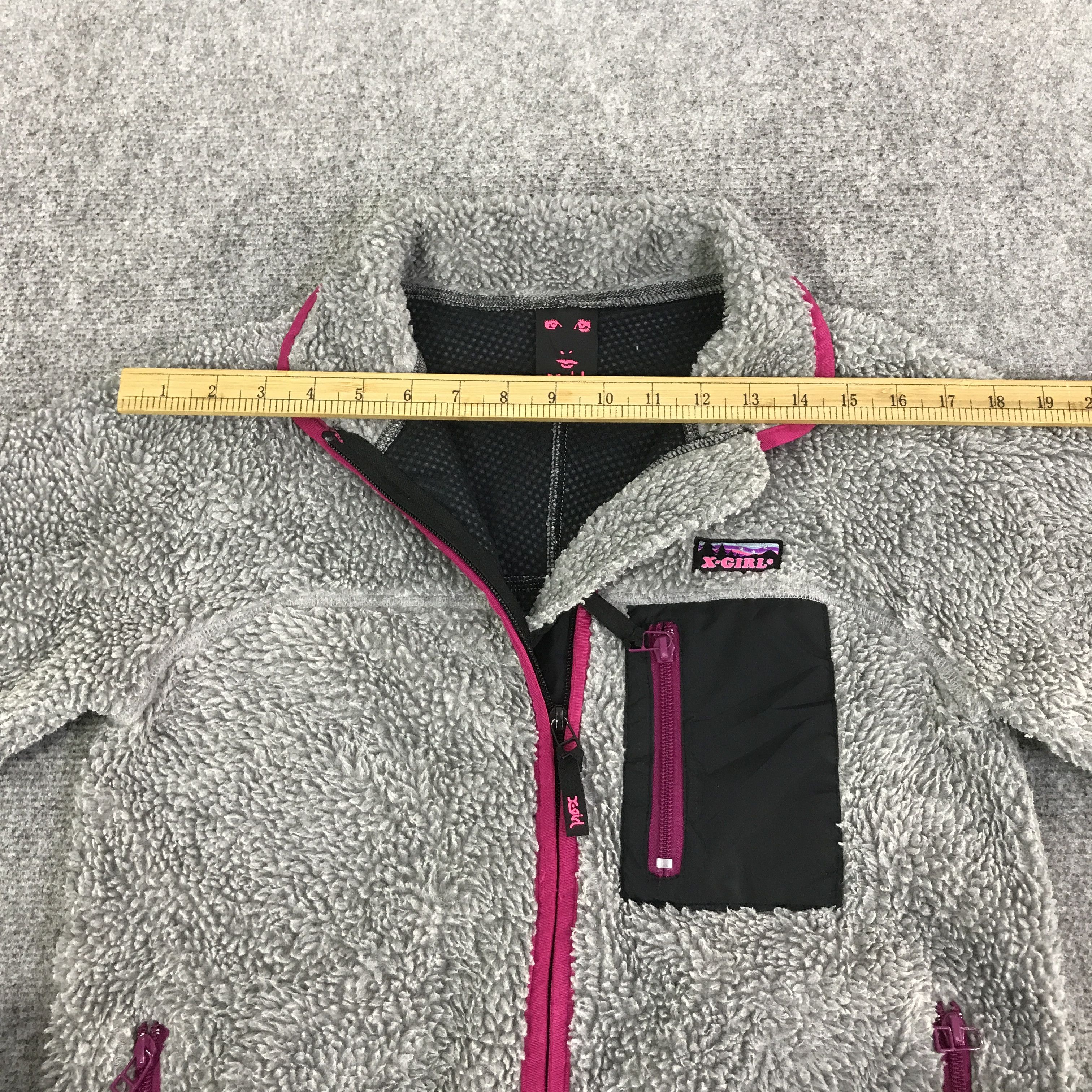 X-Girl X-GIRL SHERPA FLEECE HOODIE JACKET K110B14 Size M / US 6-8 / IT 42-44 - 5 Thumbnail