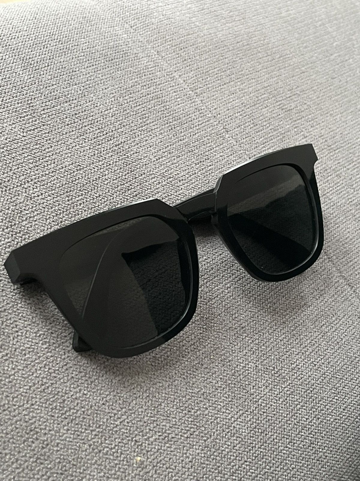 Maison Margiela × Mykita MYKITA X MAISON MARGIELA Sunglasses MMRAW008 Black  | Grailed