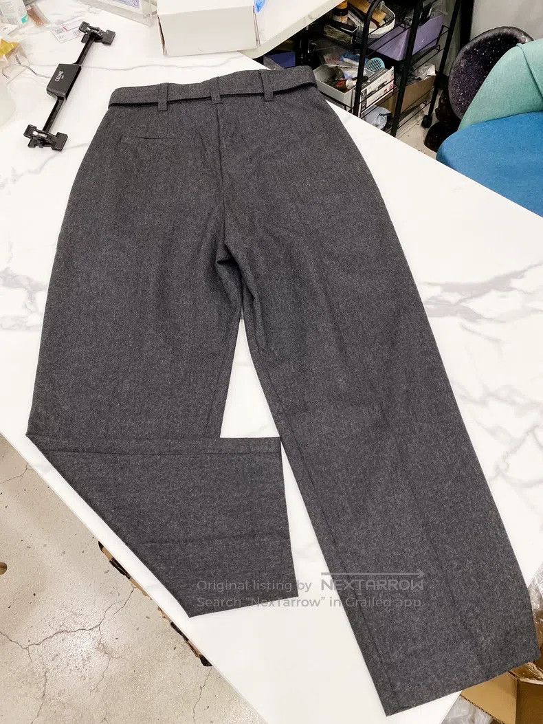 Brunello Cucinelli Brunello Cucinelli Vintage High-Waisted Droopy Wide Leg Wo Size 27" / US 4 / IT 40 - 4 Thumbnail