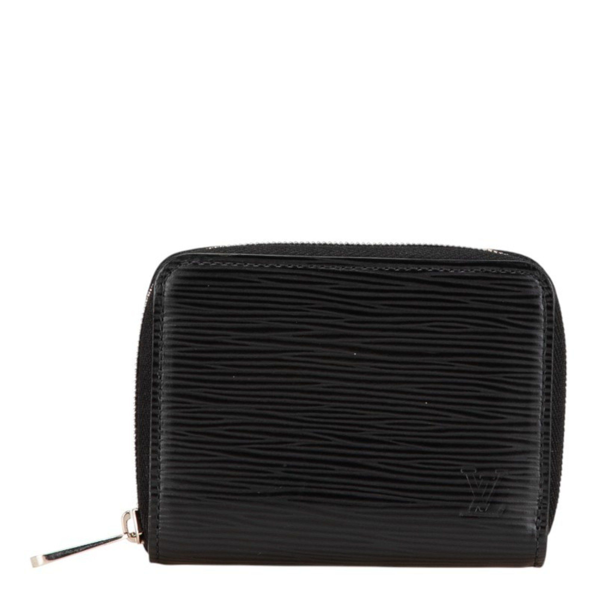 Louis Vuitton Epi Zippy Coin Purse Case M60152 Noir Black Leather Women's Louis Vuitton
