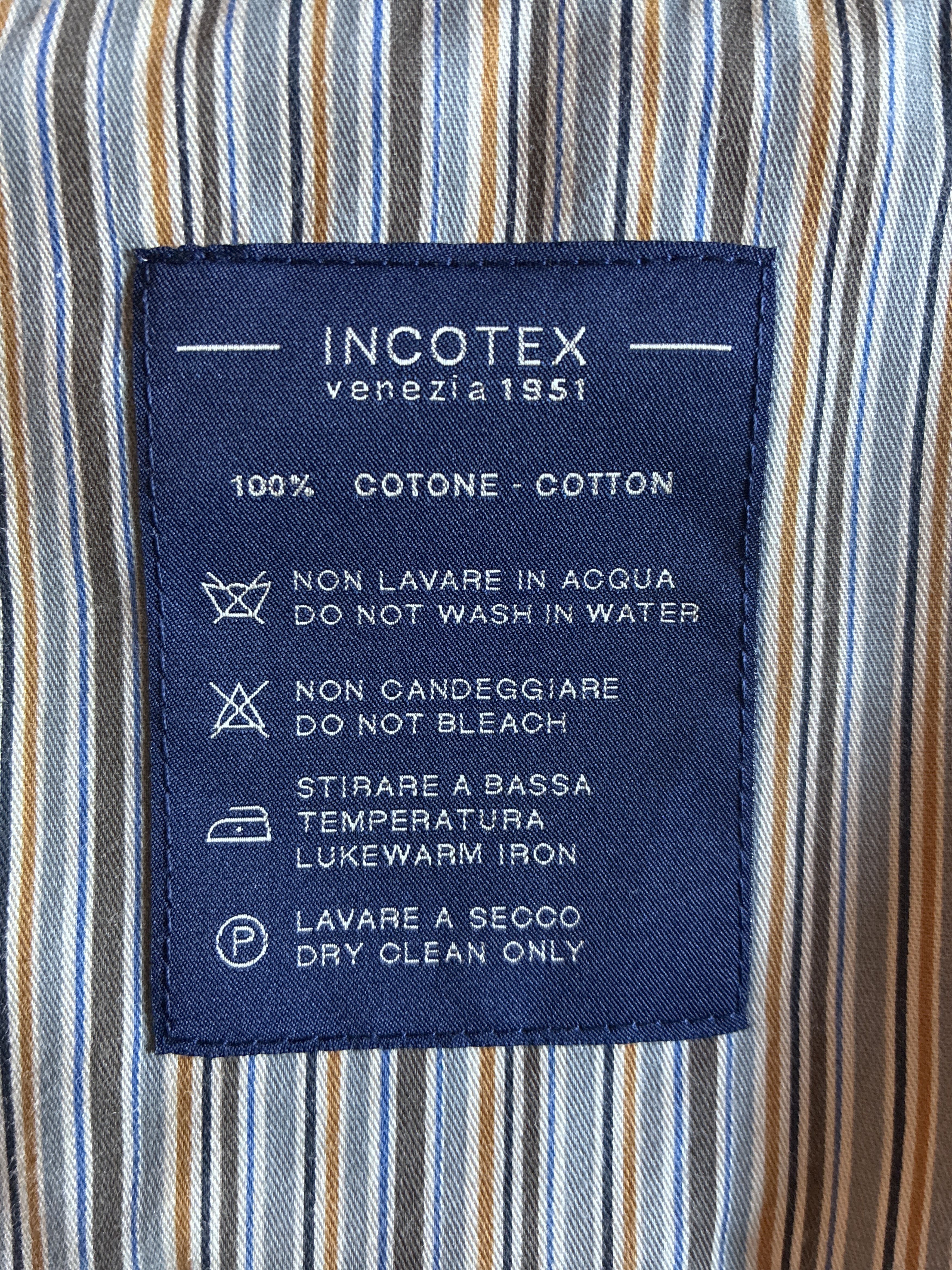 Incotex Incotex Venezia 1951 Brown Cotton Trousers Size US 34 / EU 50 - 3 Thumbnail