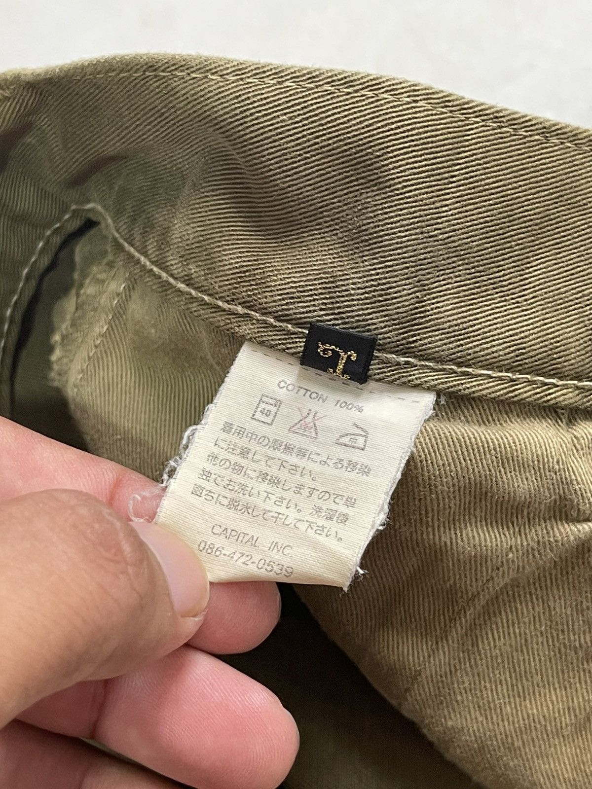 Kapital Kapital Army Green Custom Cross Pants Size US 30 / EU 46 - 17 Thumbnail