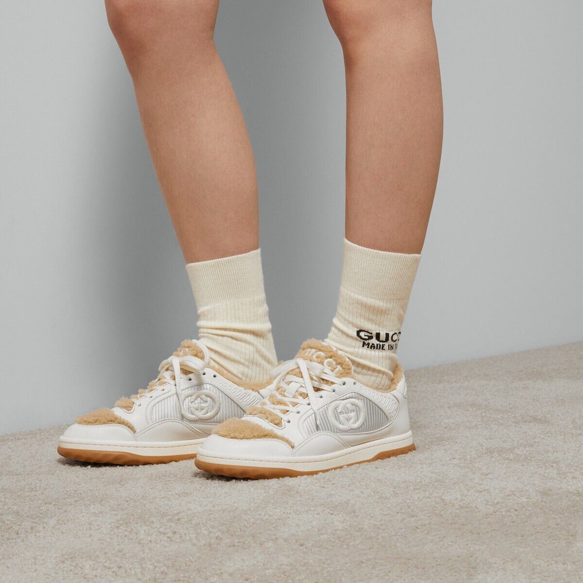 Gucci Gucci Interlocking G MAC80 Merino Wool Sneakers size 37 Size ONE SIZE - 4 Thumbnail