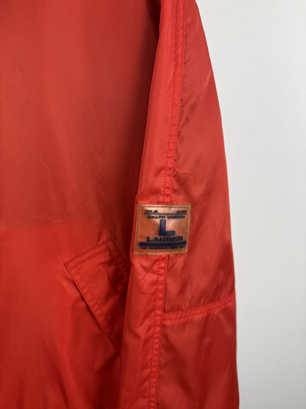 Polo Ralph Lauren Vintage Lauren Ralph Lauren Orange Rain Coat Jacket Size US L / EU 52-54 / 3 - 3 Thumbnail