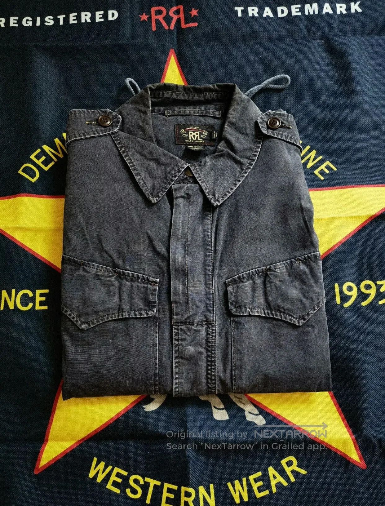 RRL Ralph Lauren classic military style parka jacket. Size US M / EU 48-50 / 2 - 2 Thumbnail