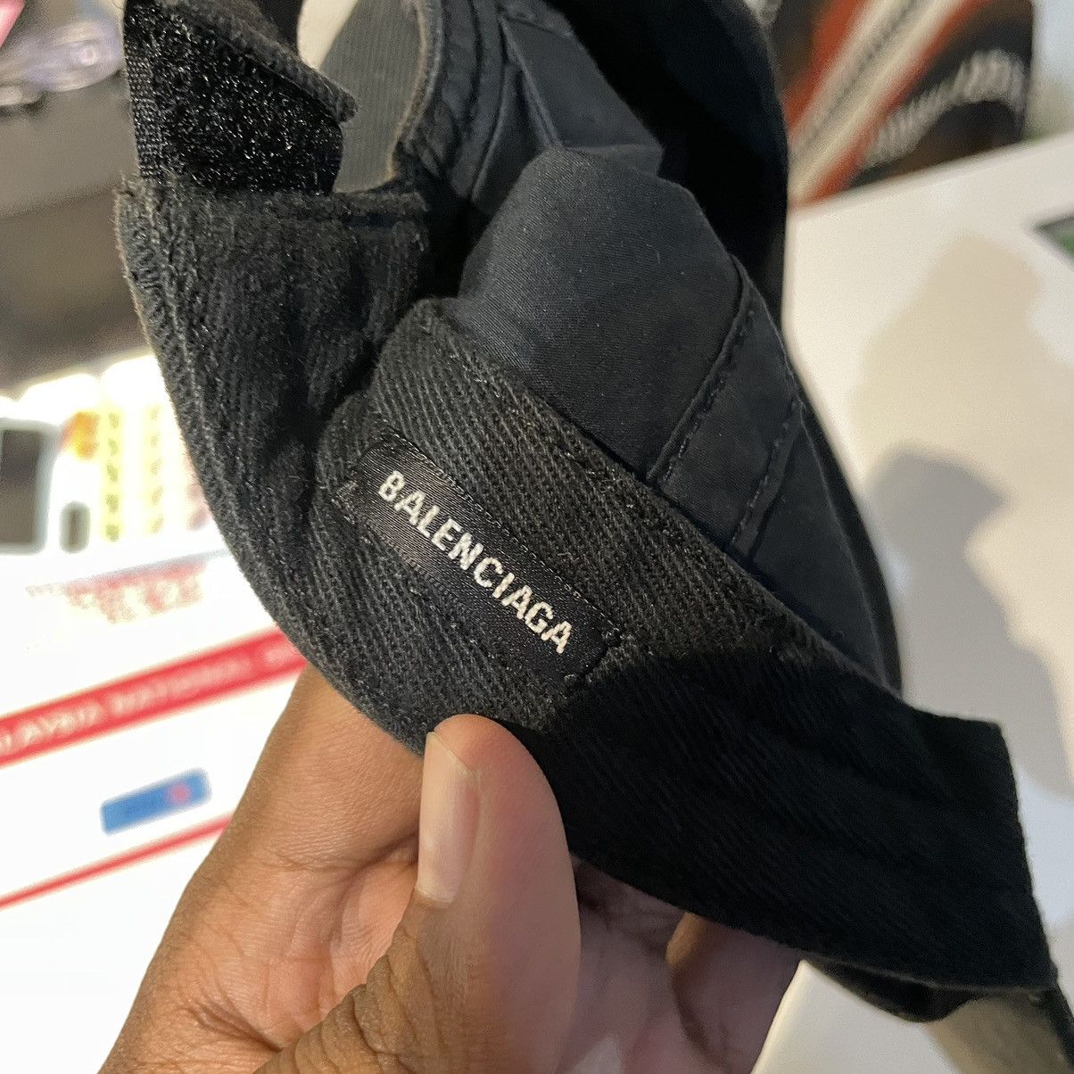 Balenciaga Balenciaga Black and Red Lock Baseball Cap -DMC Size ONE SIZE - 6 Thumbnail