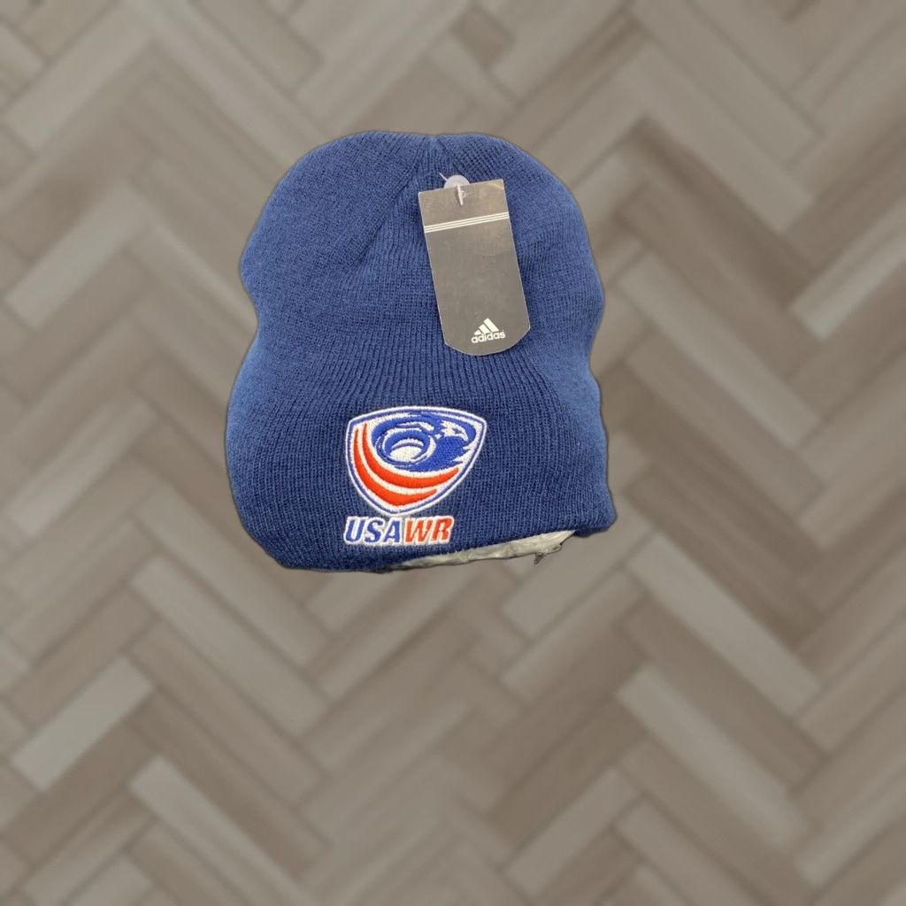 Adidas ADIDAS USA RUGBY BEANIE WINTER HAT NAVY ONE SIZE MENS Size ONE SIZE - 1 Thumbnail