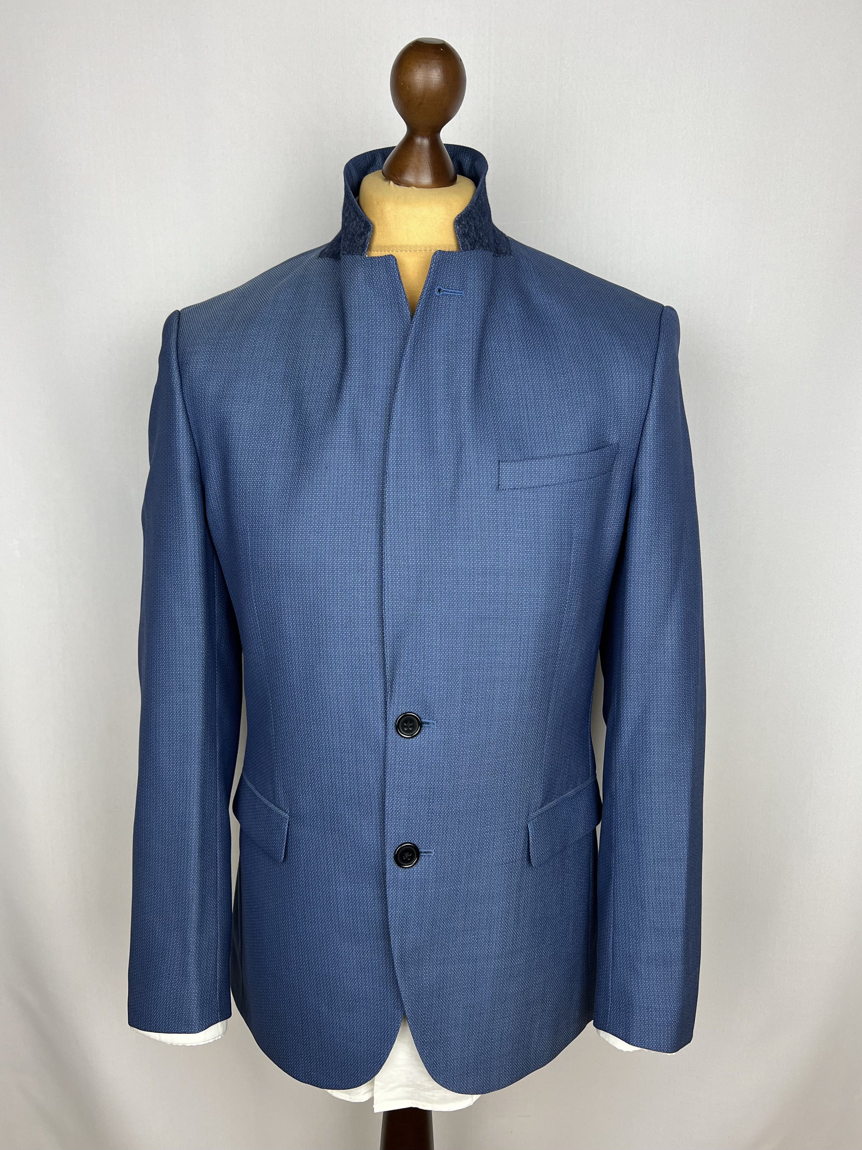Other CACHAREL Lane Bugella Wool Blend Solid 2 Piece Classic Suit Size 38R - 3 Thumbnail