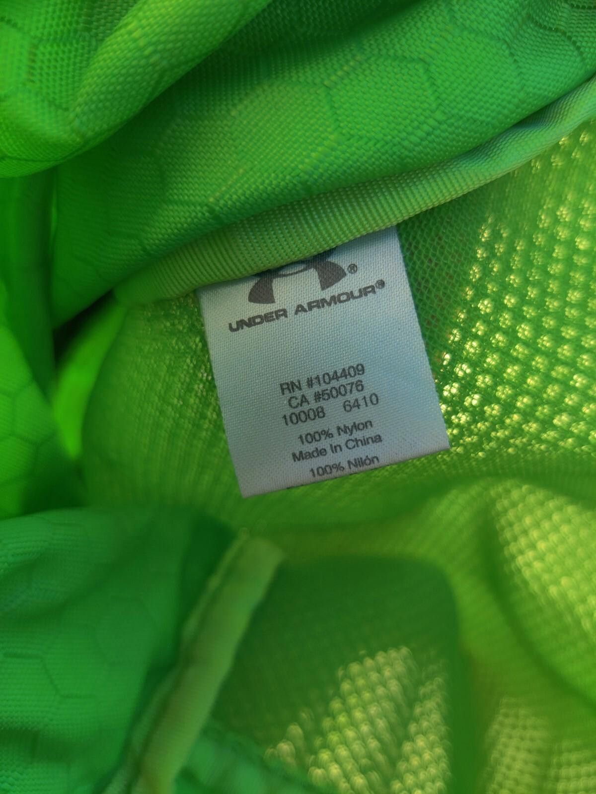 Under Armour Under Armour Backpack Green Drawstring Tote Bag Size ONE SIZE - 9 Thumbnail