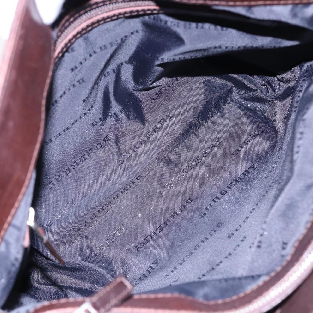 Burberry Burberry Nova Check Hand Bag Canvas Beige Silver Size ONE SIZE - 11 Thumbnail