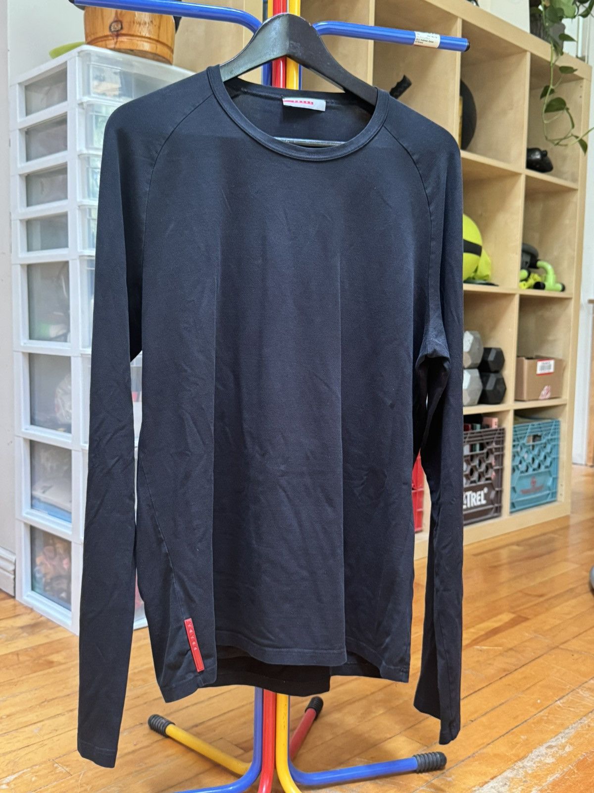 トップス Prada sport archive long sleeve T-shirt Luxury × Prada × Vintage Vintage Prada sport Archive long