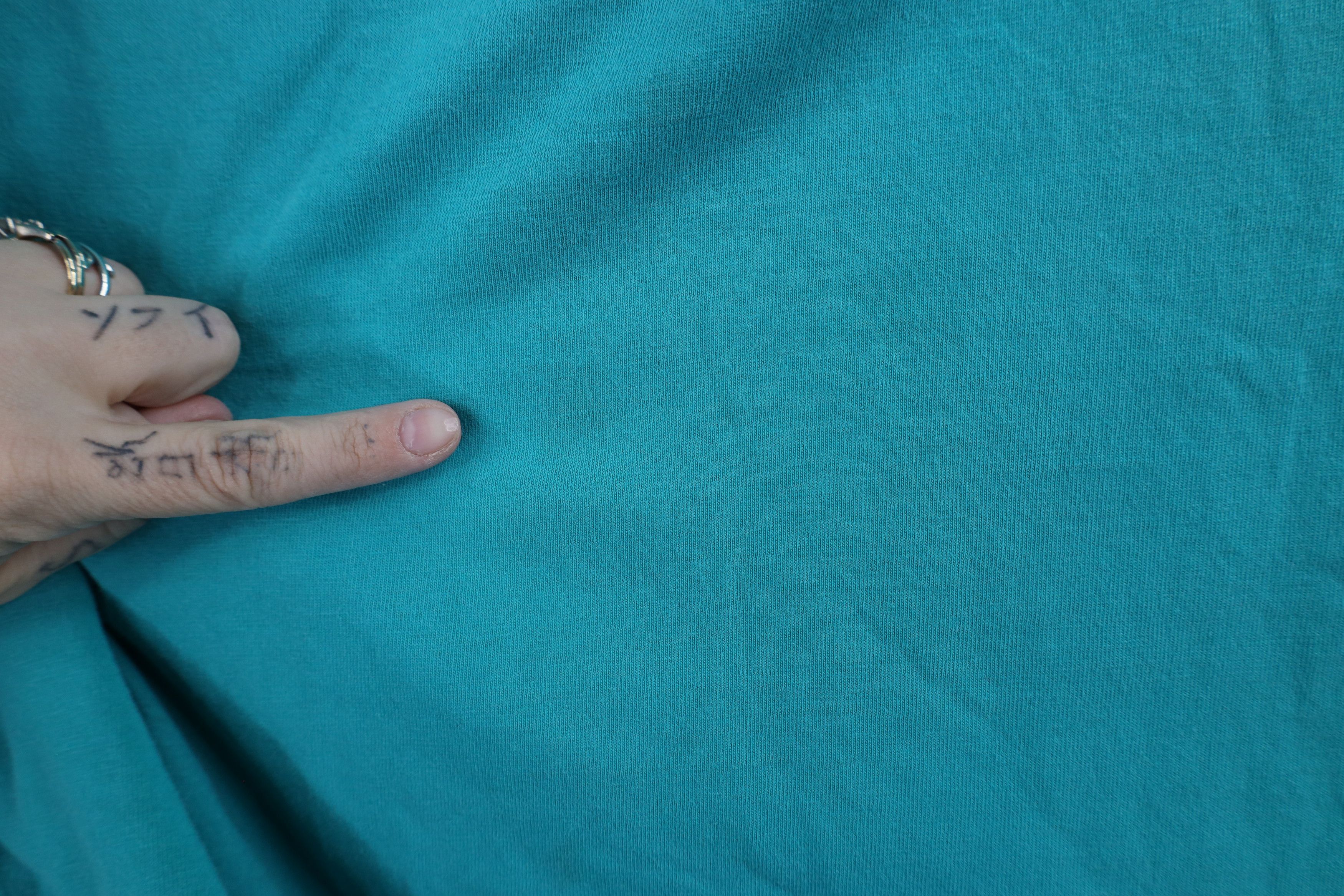 Vintage Vintage 90s Streetwear Short Sleeve Henley T-Shirt Teal Size US XXL / EU 58 / 5 - 6 Thumbnail