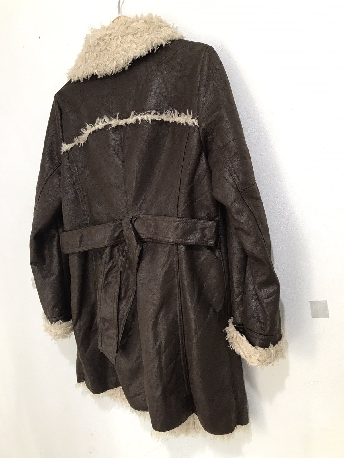 BUFFALO BOBS Japanese Faux Fur Jacket leather incarnation style Size US M / EU 48-50 / 2 - 5 Thumbnail