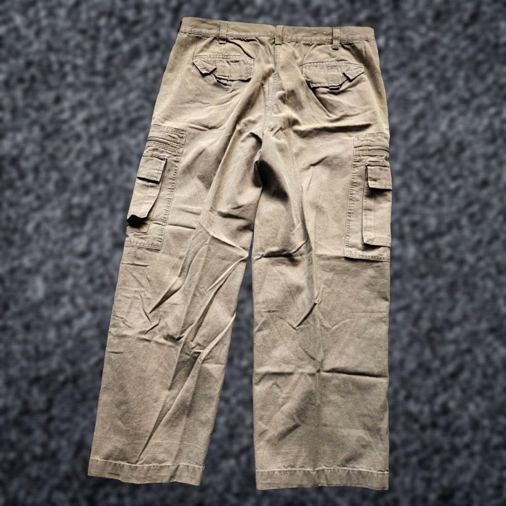 Old Navy VINTAGE Old Navy Pants Cargo Army Green 42 Mens Casual 42 Regular Inseam 30" Belted Baggy Y2K Size US 42 / EU 58 - 1 Thumbnail