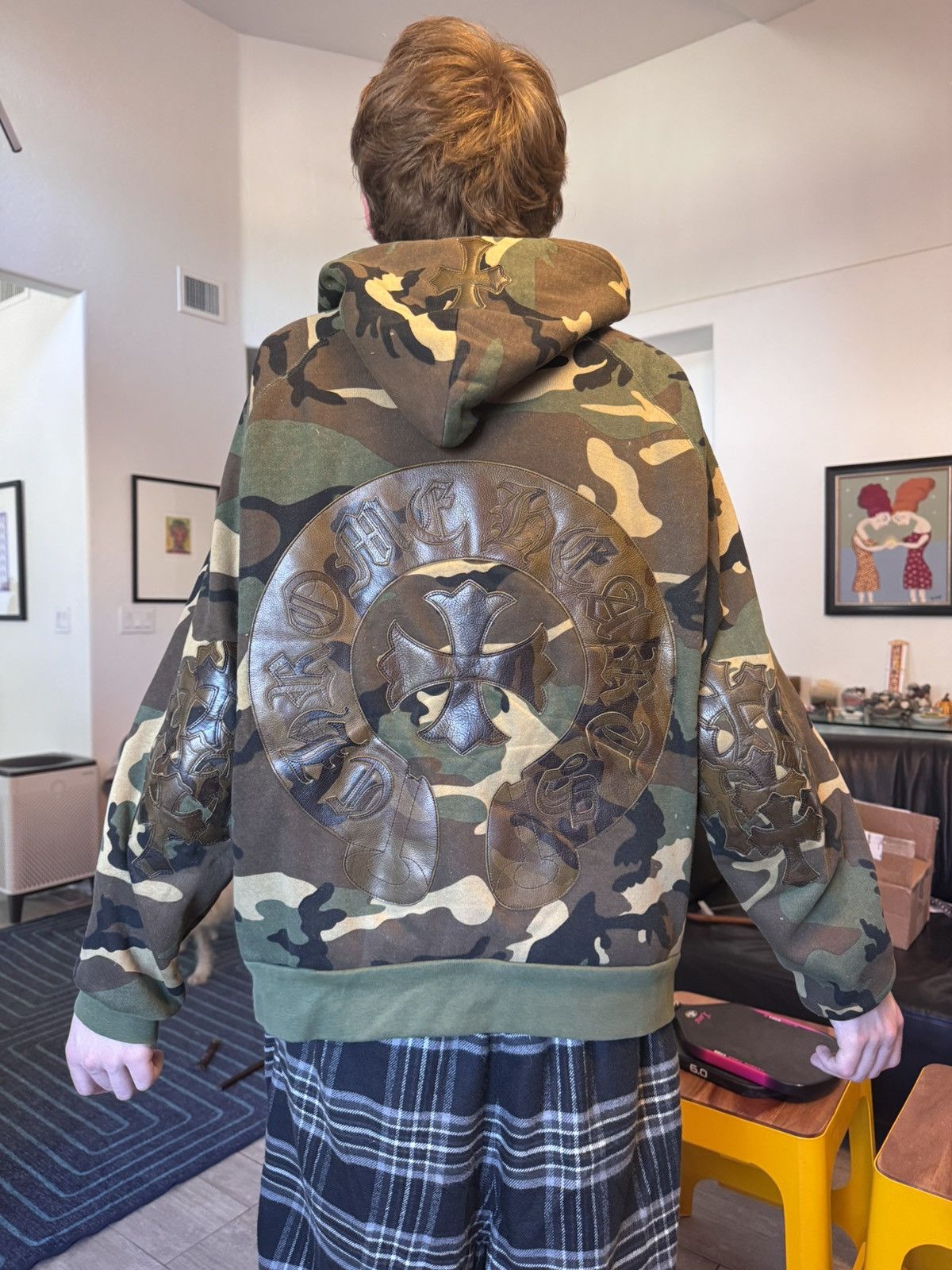Chrome Hearts Chrome Hearts Flooded Camo Hoodie Size US L / EU 52-54 / 3 - 15 Thumbnail