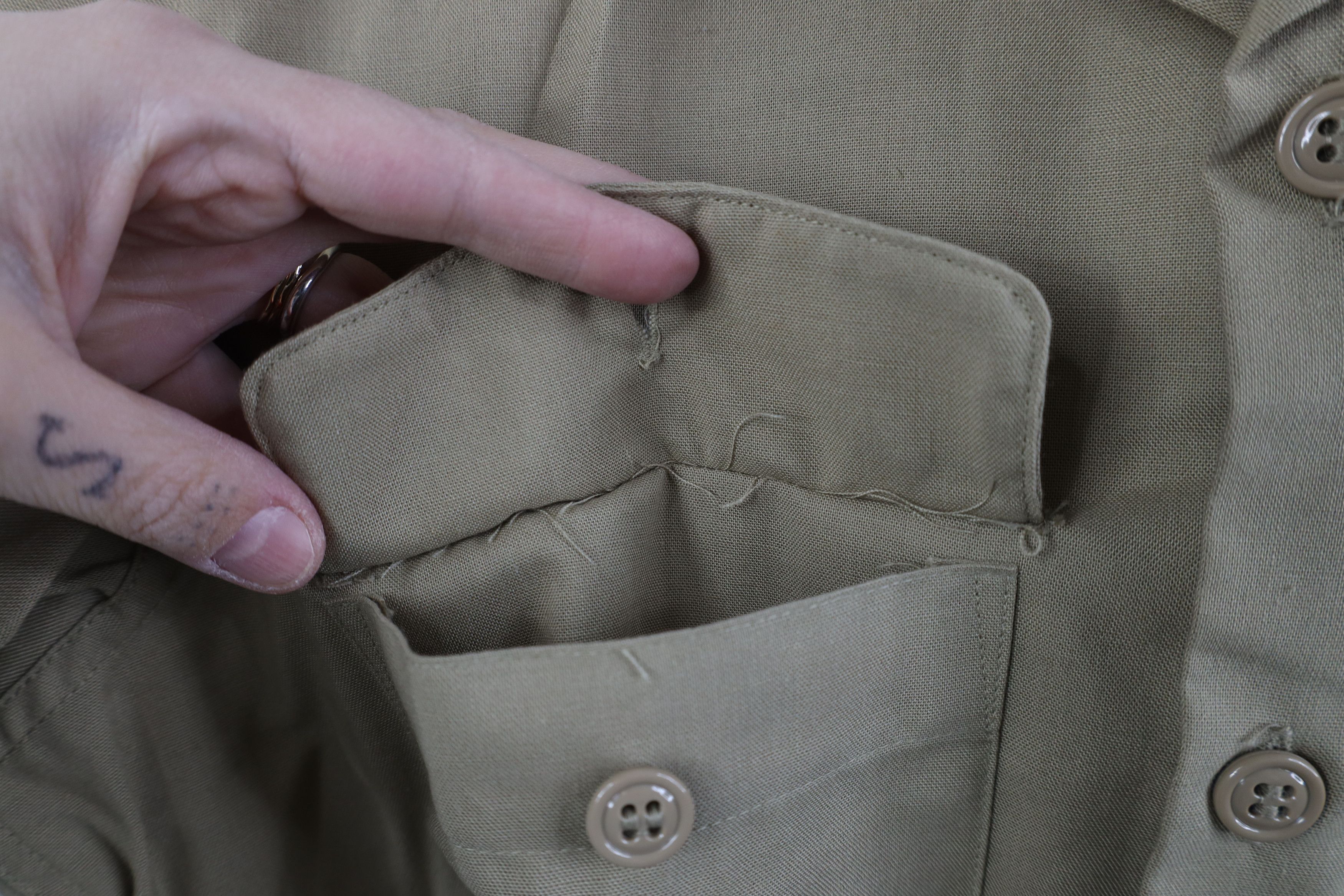 Vintage Vintage 60s Vietnam War Short Sleeve Field Button Shirt USA Size US M / EU 48-50 / 2 - 6 Thumbnail
