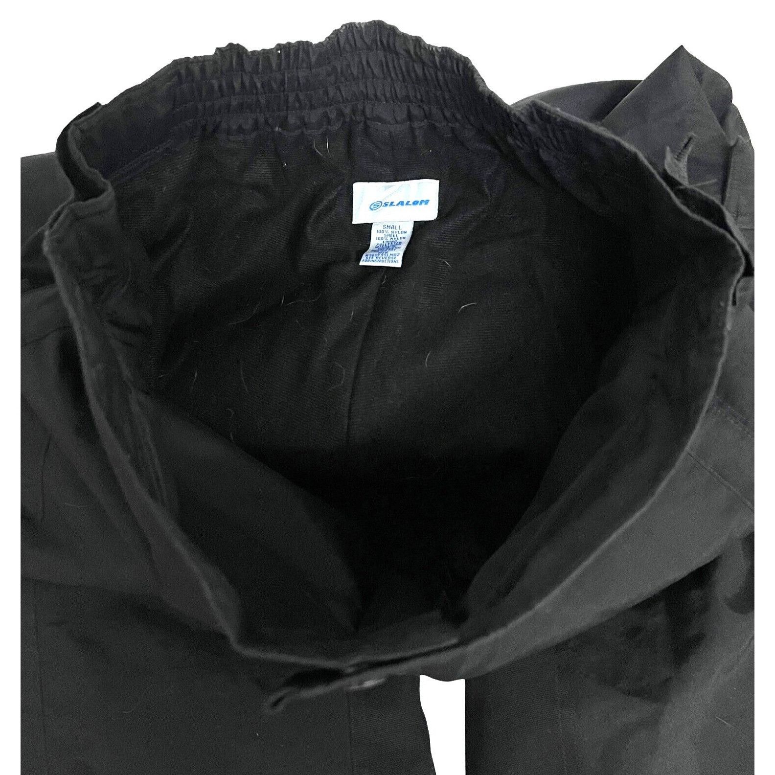 Vintage Slalom Mens Black Cargo Ski Snow Pants Small Insulated Water Size US 32 / EU 48 - 7 Thumbnail