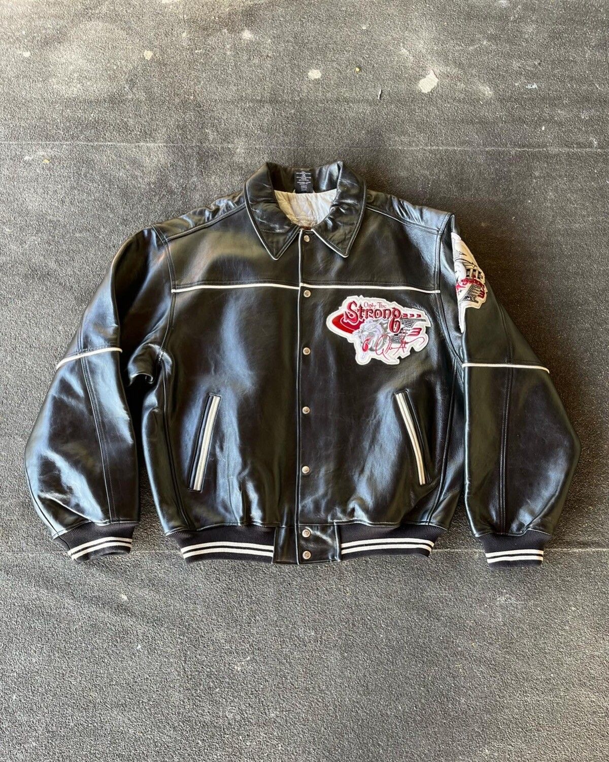 Vintage Reebok Allen Iverson Answer 2003 Leather jacket | Grailed
