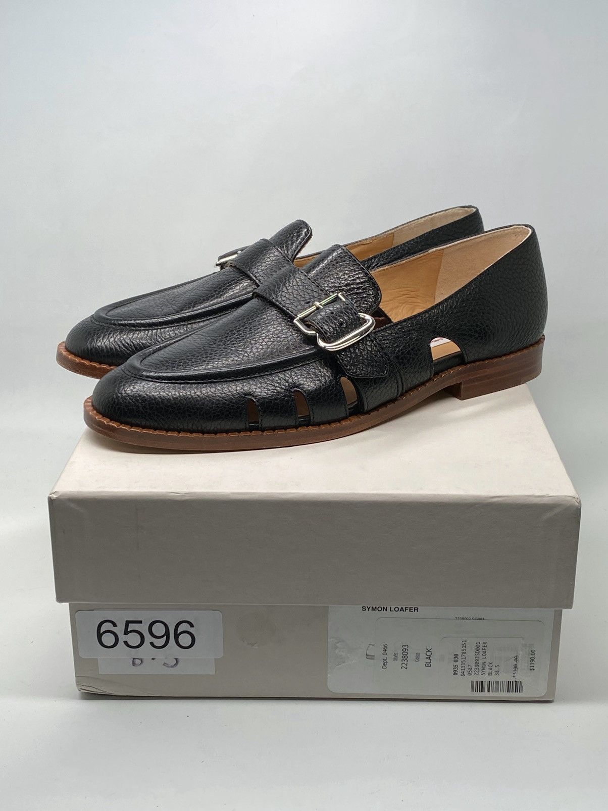 Gabriela Hearst Gabriela Hearst cutout pebbled-leather loafers size 38.5 Size US 8.5 / IT 38.5 - 9 Thumbnail