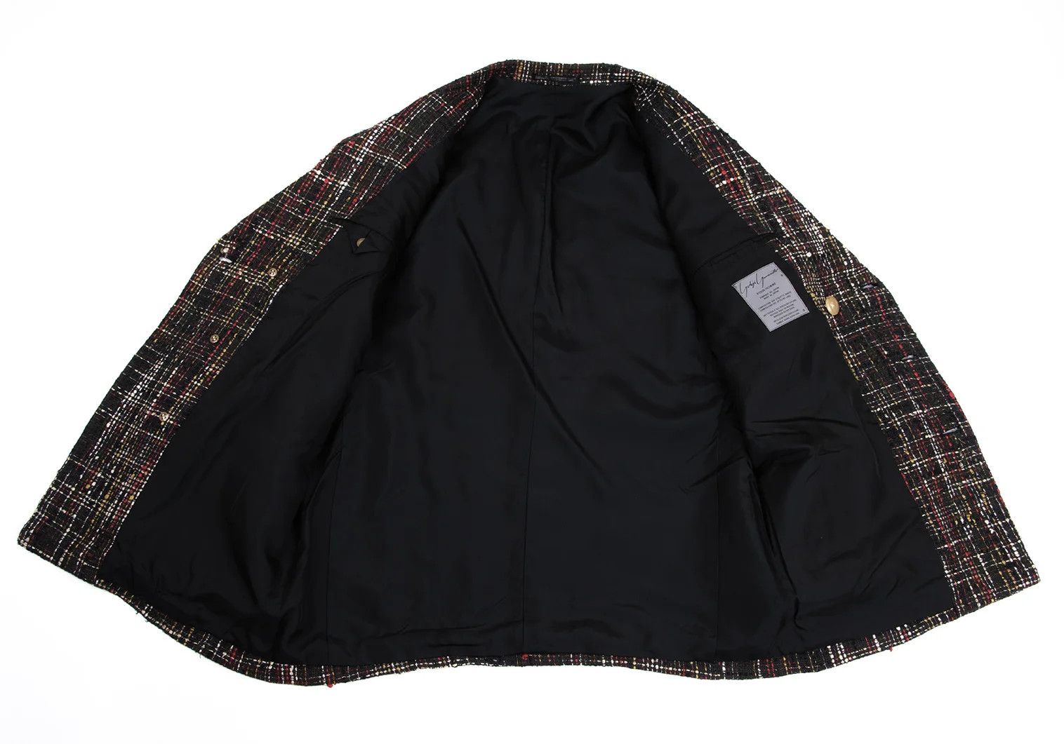 Yohji Yamamoto Yohji Yamamoto Silk Linen T Jacket Multi S Size US S / EU 44-46 / 1 - 12 Thumbnail