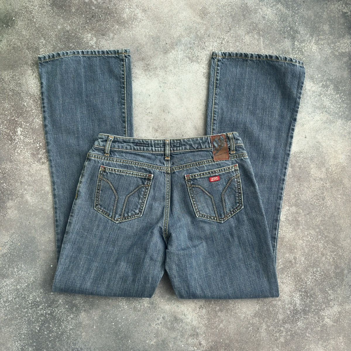 Japanese Brand × Miss Sixty × Vintage Miss Sixty Vintage Washed Flared Denim Jeans Size 29" - 5 Thumbnail