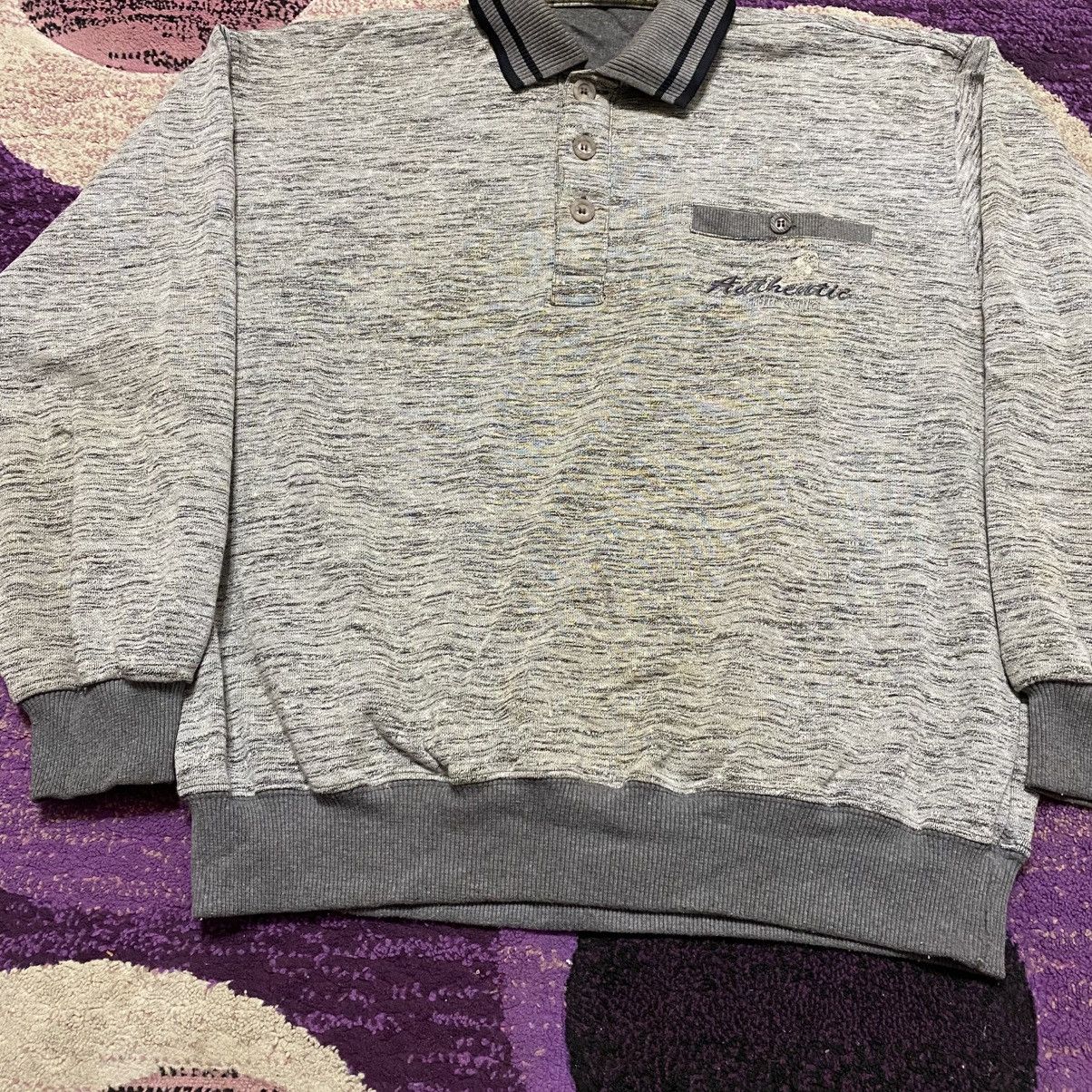 Japanese Brand × Vintage Vintage Button Crewneck Lodging House Gray Size US L / EU 52-54 / 3 - 3 Thumbnail