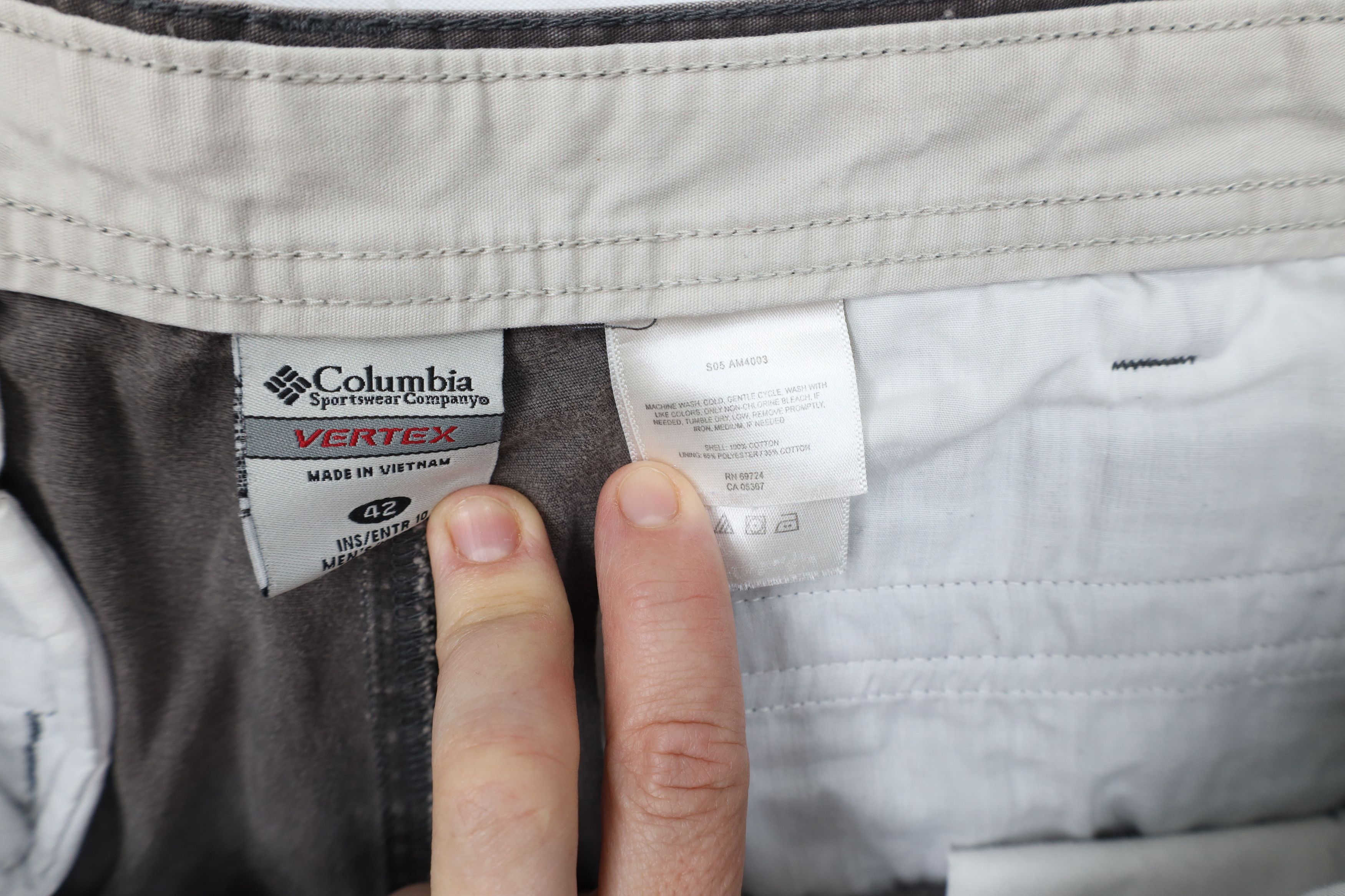 Columbia Vintage Columbia Outdoor Hiking Trekking Shorts Gray Cotton Size US 42 / EU 58 - 7 Thumbnail