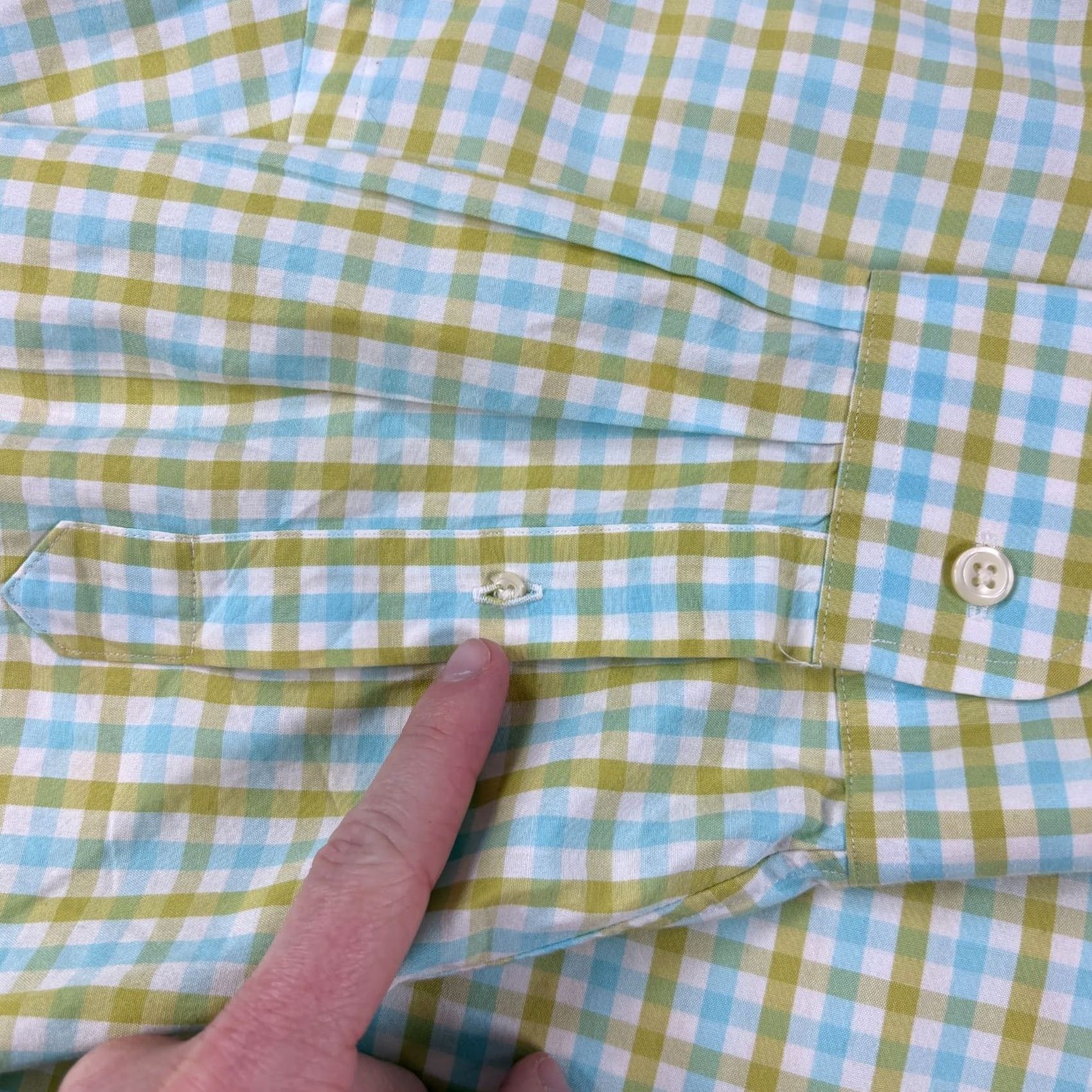 J.Crew VINTAGE J.CREW Oarsman Shirt Mens 16.5 Green Plaid Button Up Long Sleeve 90s Size US XL / EU 56 / 4 - 4 Thumbnail