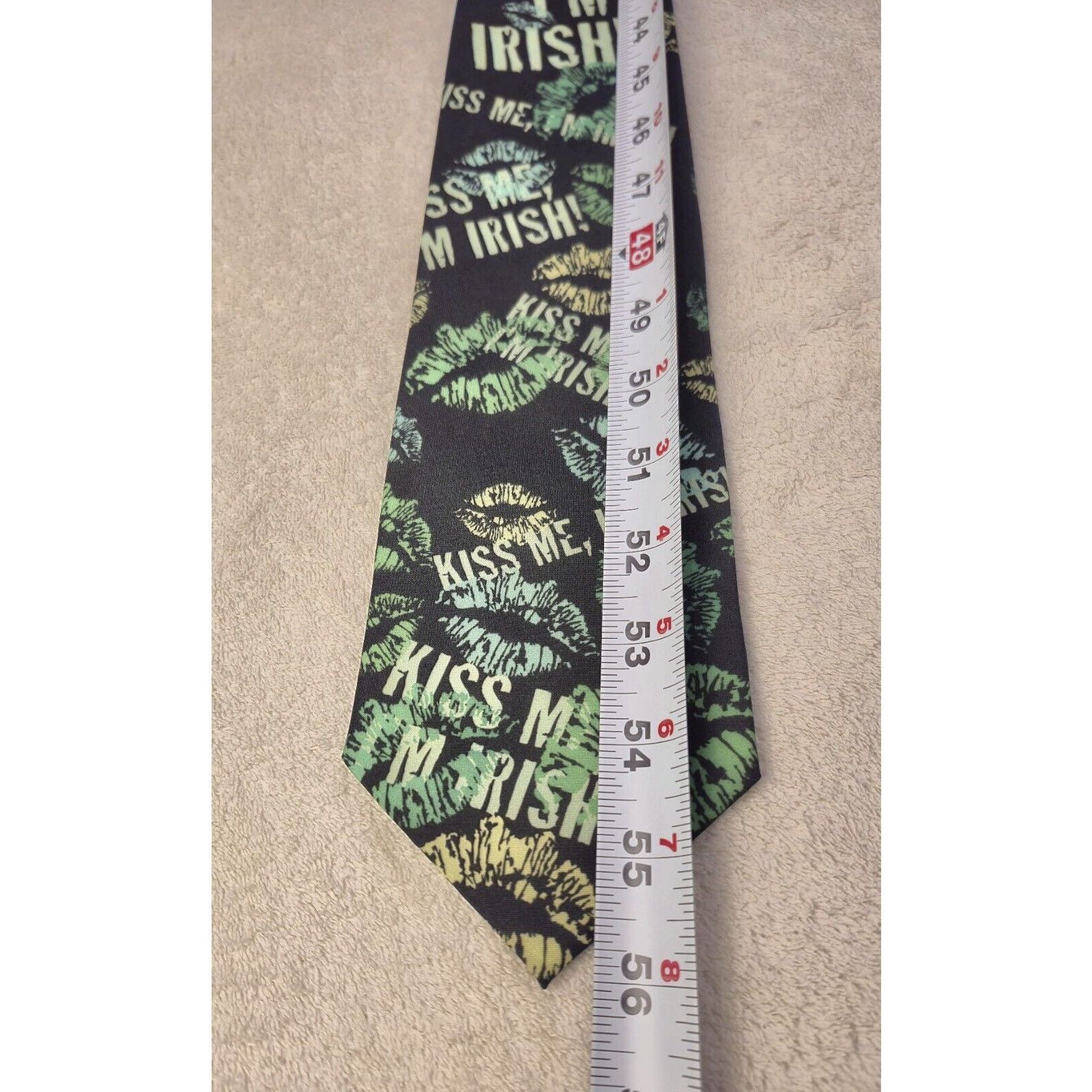 Ralph Marlin Vintage Ralph Marlin Kiss Me I'm Irish Green Necktie 1995 Size ONE SIZE - 9 Thumbnail