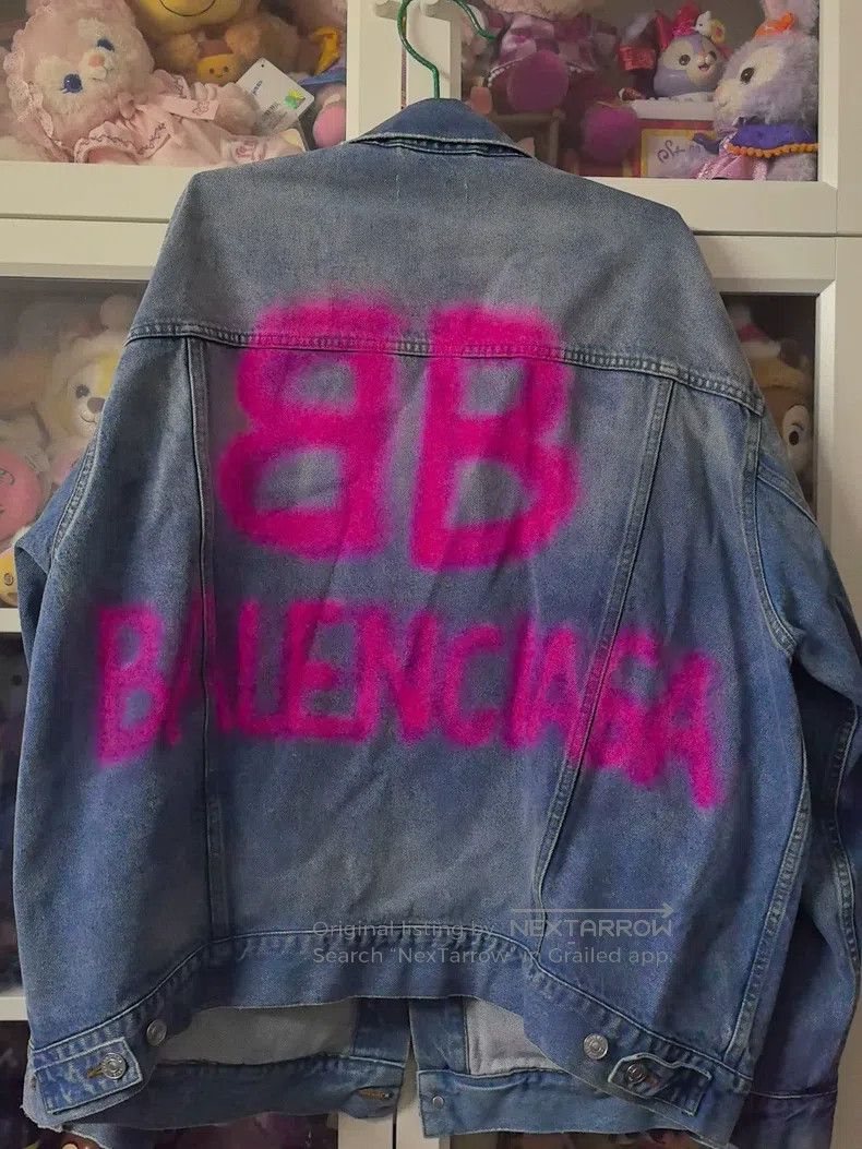 Balenciaga Balenciaga Men's Denim Jacket Size US S / EU 44-46 / 1 - 1 Thumbnail