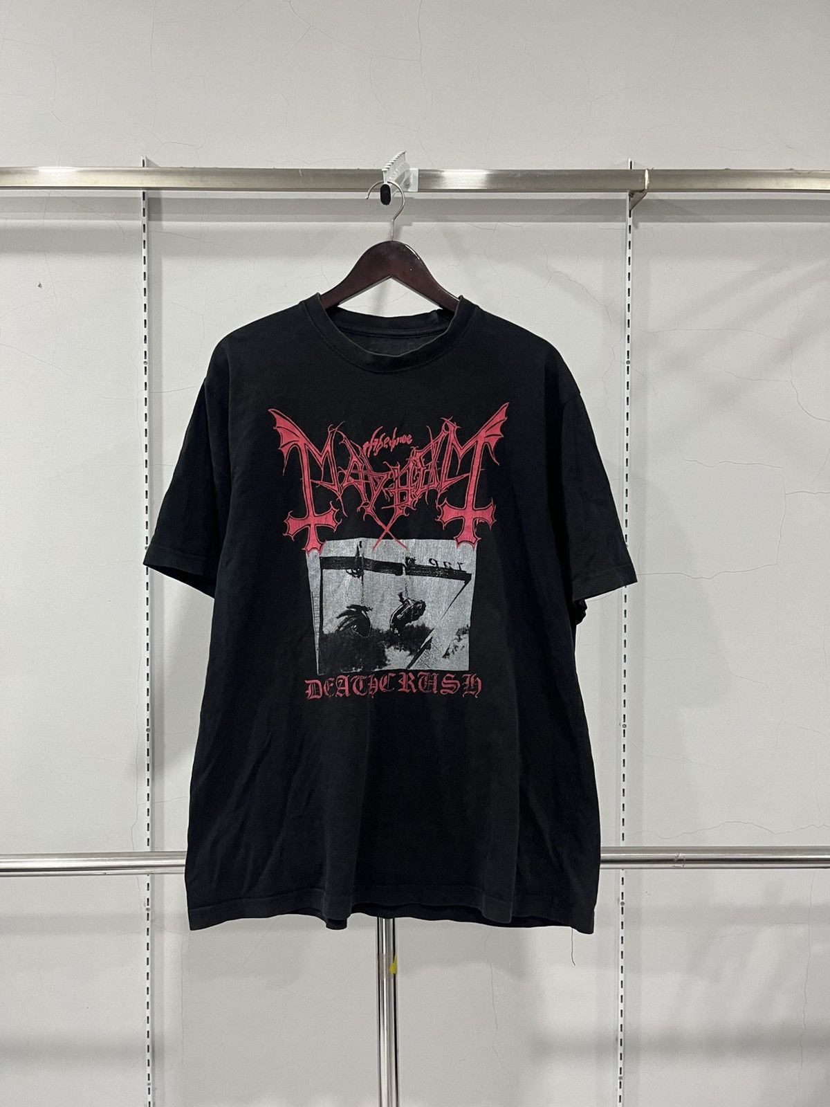 Band Tees Mayhem Deathcrush Black Metal Size US XL / EU 56 / 4 - 1 Thumbnail