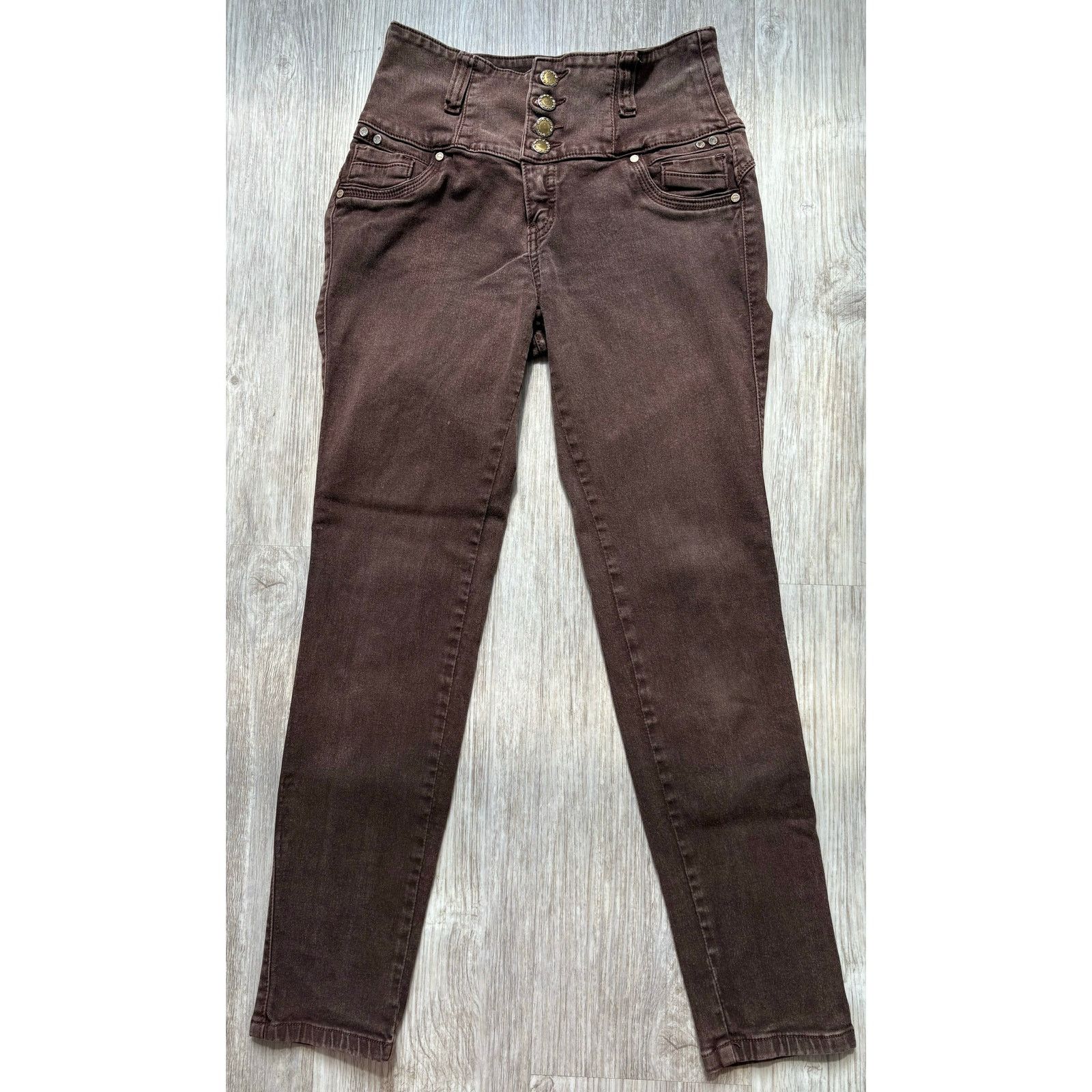 Other Bluette | Women’s Juniors Colored Denim Skinny Jeans | 7 Size 22" - 2 Thumbnail