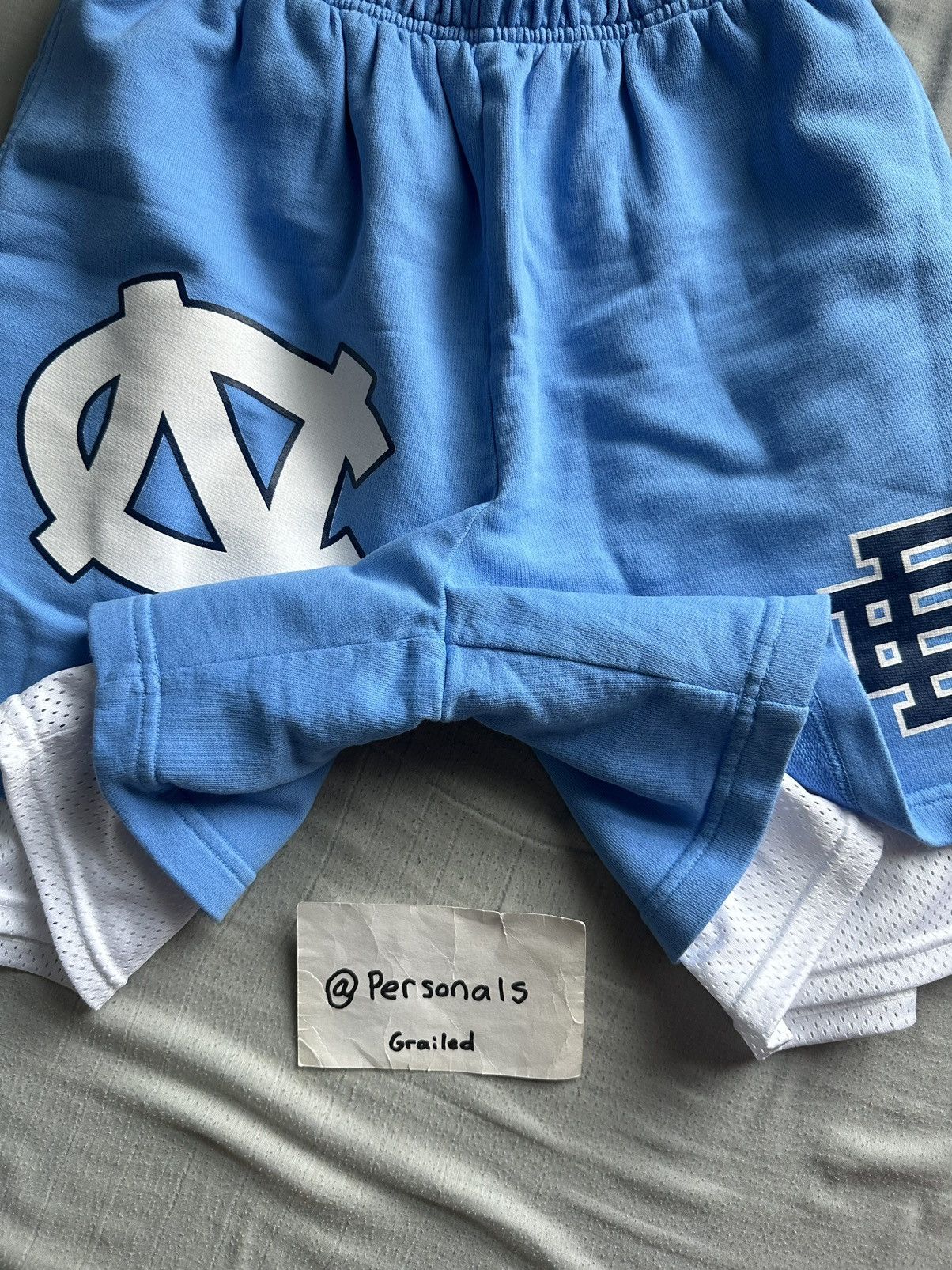 Eric Emanuel × NCAA Eric Emanuel North Carolina Double Layer Shorts Medium Size US 32 / EU 48 - 15 Thumbnail