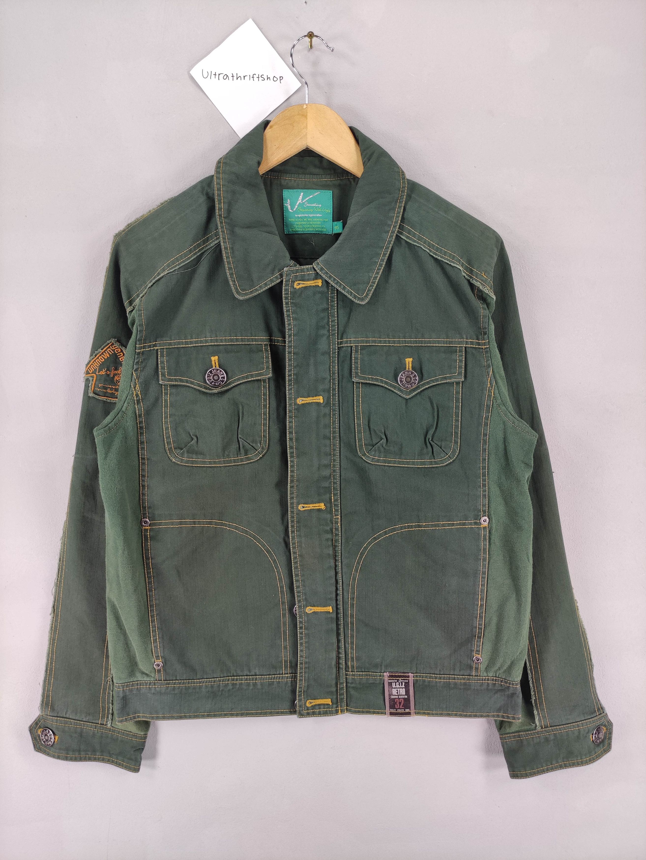 Vintage Vintage Ugiz Retro Distressed Green Jacket Size US M / EU 48-50 / 2 - 1 Thumbnail