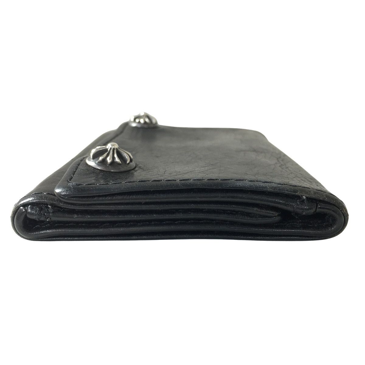 【正規品】Chrome Hearts 3FOLD CROSS WALLET Chrome Hearts Leather Cross Wallet - SHENGLI ROAD MARKET