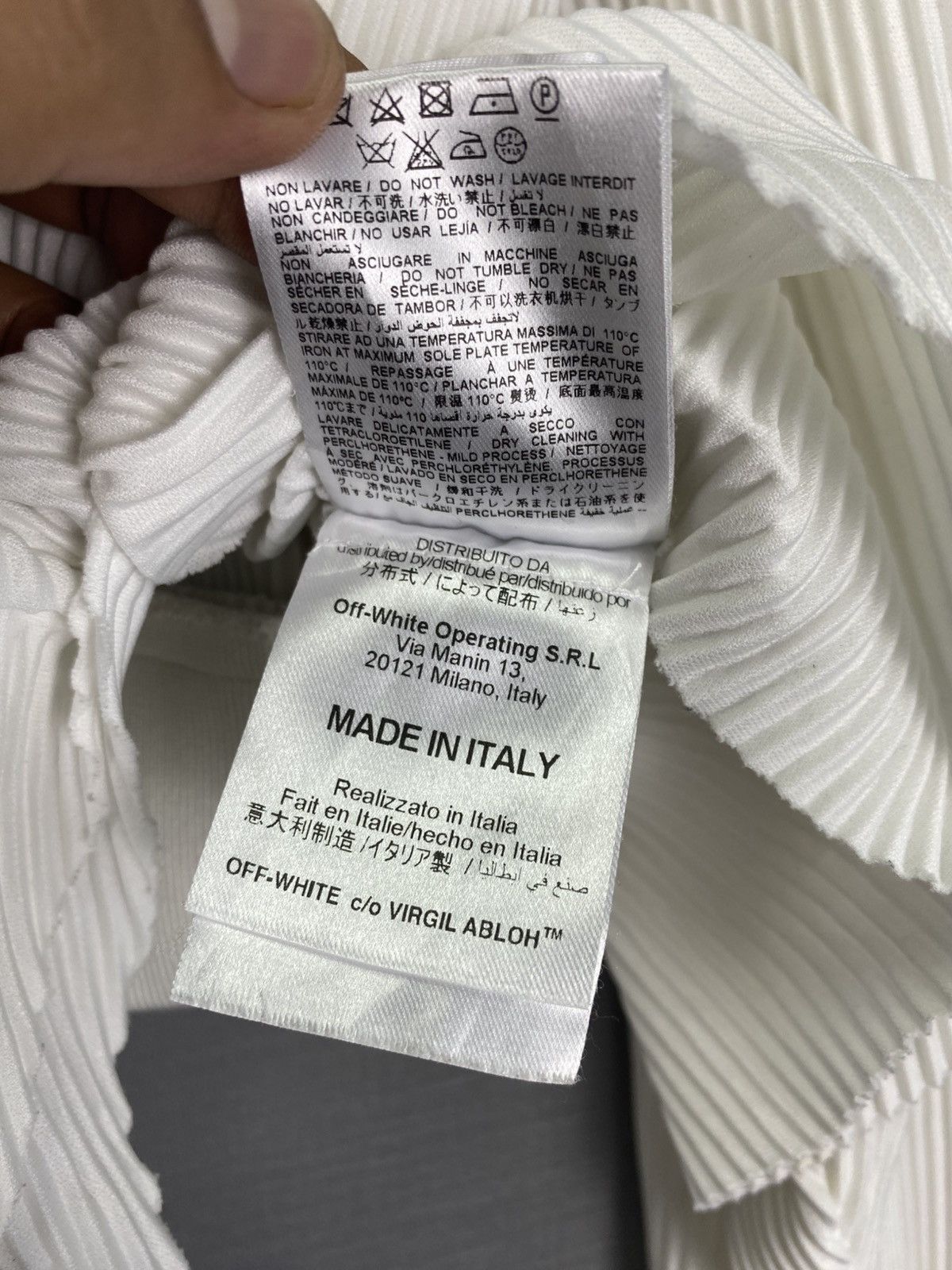 Off-White Off-White Pleated Dress Size S / US 4 / IT 40 - 13 Thumbnail