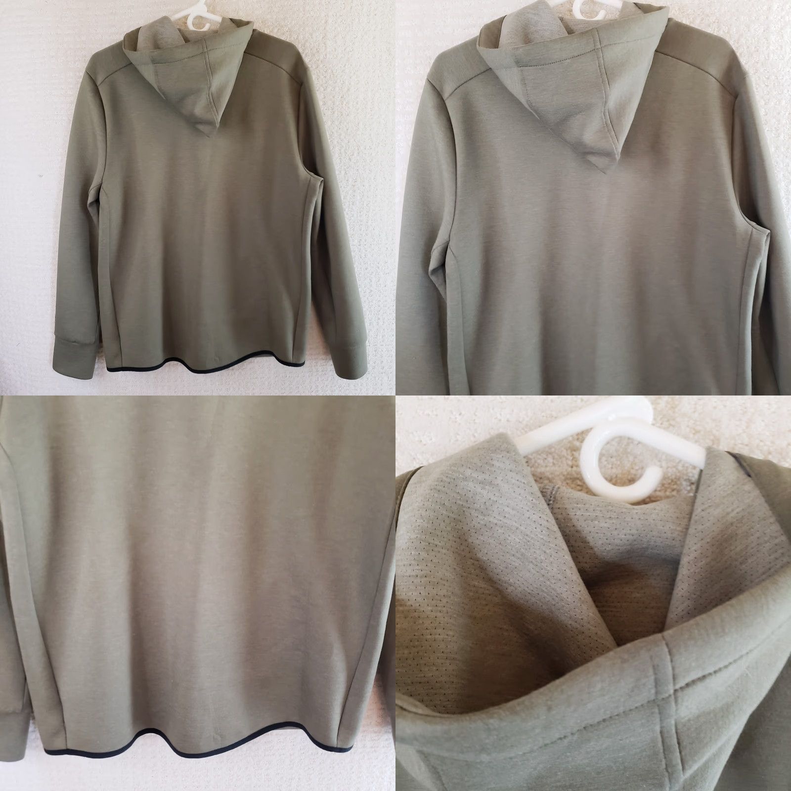 Champion Champion Men's Full Zip Hoodie L Green Thumb Holes Sleeves Nike, wait - no. Size US L / EU 52-54 / 3 - 9 Thumbnail