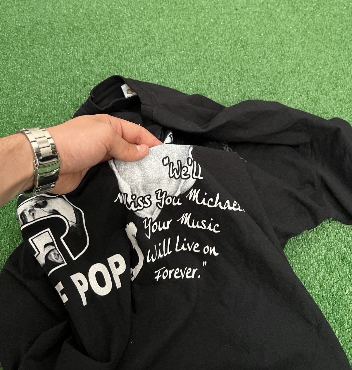 Michael Jackson Michael Jackson T-Shirt King Of Pop 2010 Size US L / EU 52-54 / 3 - 5 Thumbnail