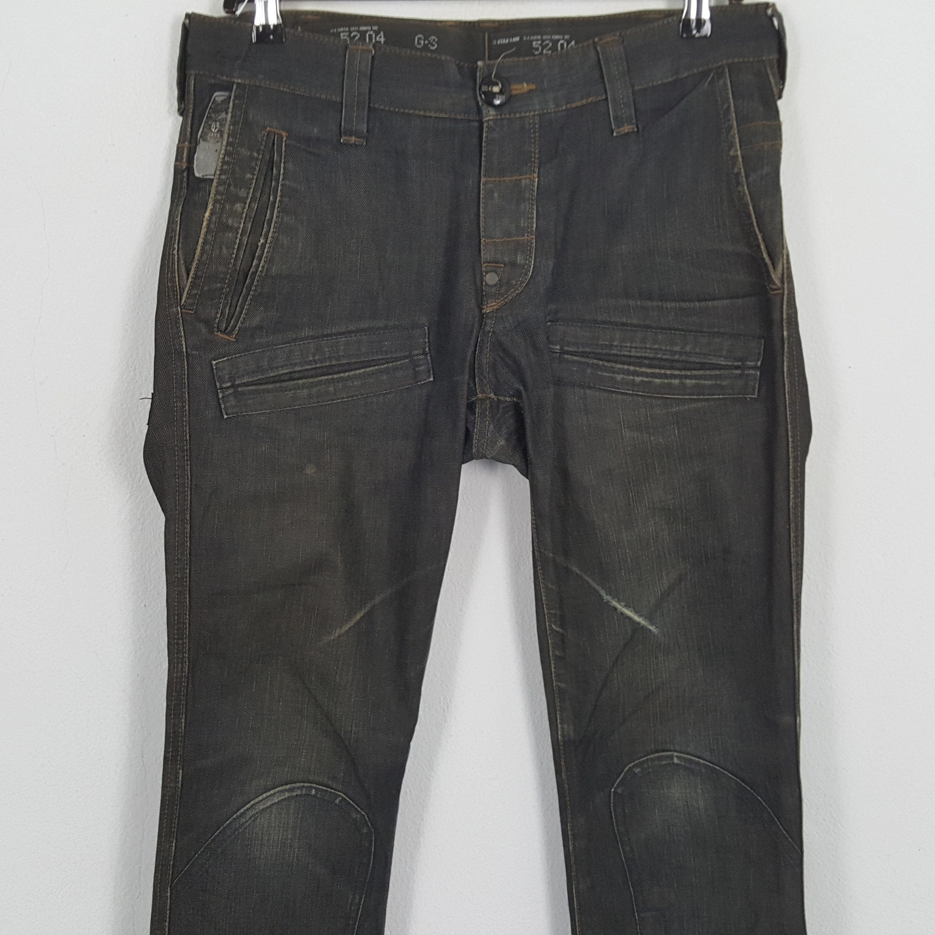 G-Star × Vintage G-STAR RAW Rare Design Fashion Style Jeans Size US 32 / EU 48 - 2 Thumbnail