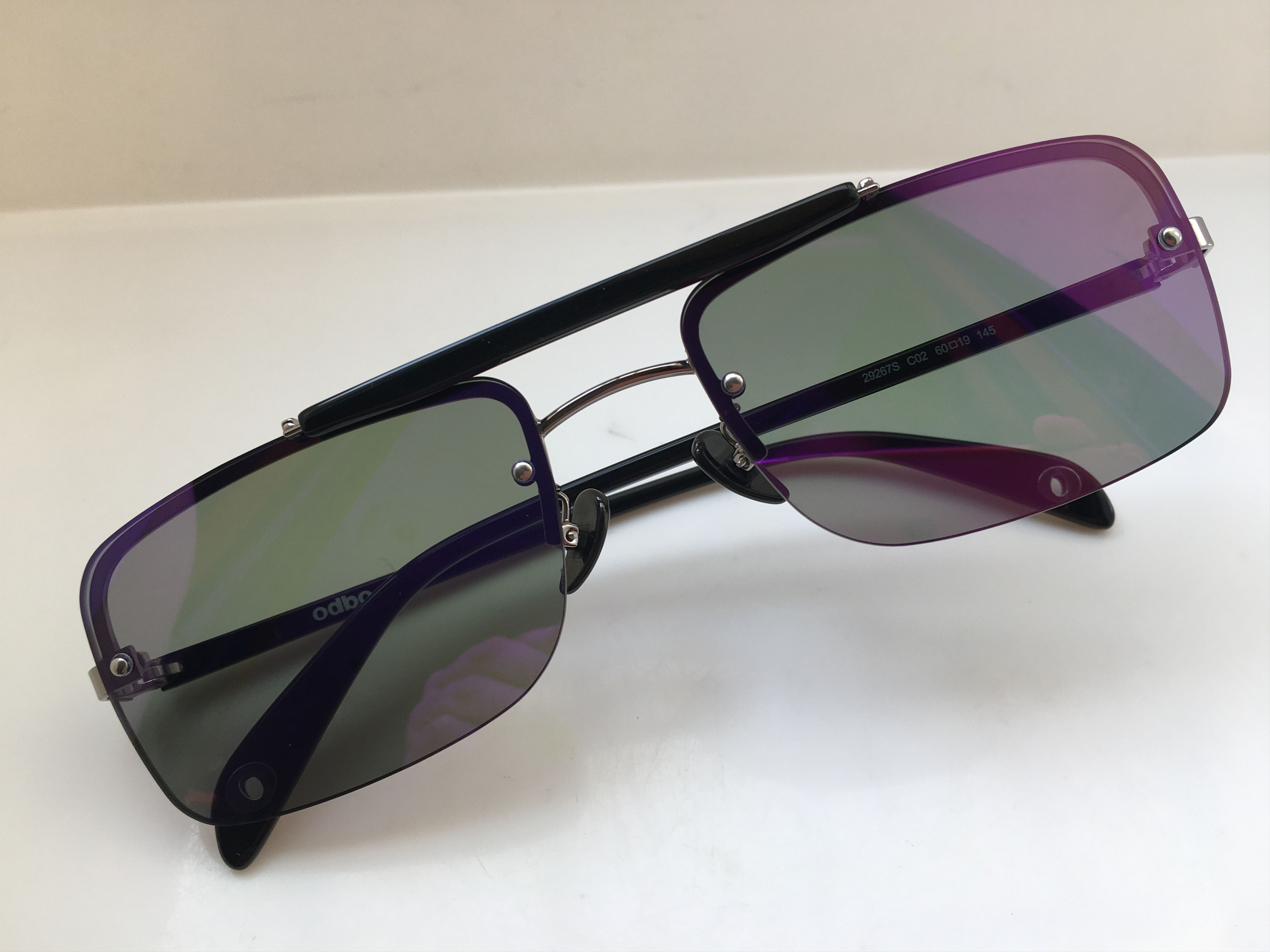 Other odbo 29267S Silver Black RUNWAY SHOW Sunglasses Frame Size ONE SIZE - 5 Thumbnail