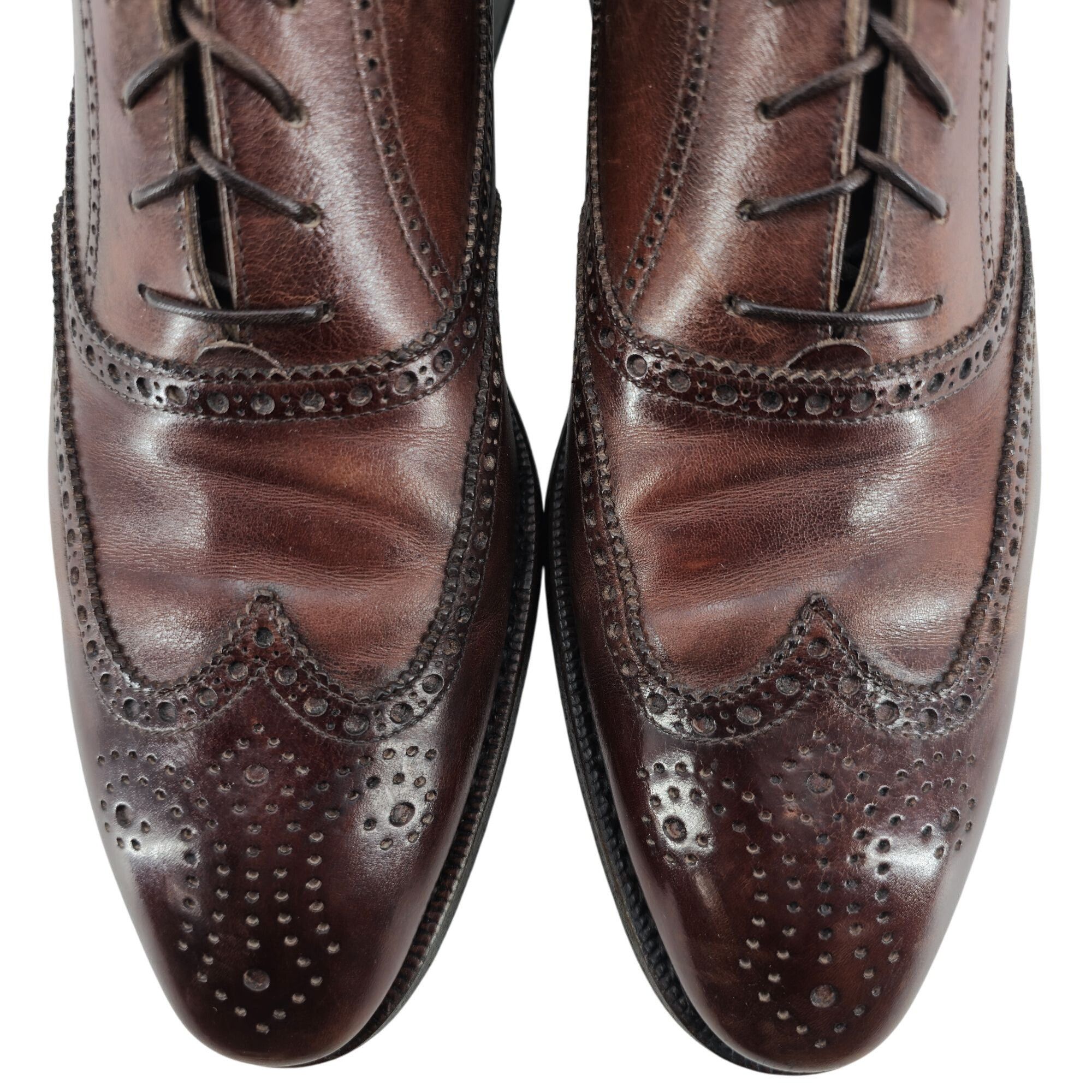 Gravati Gravati Italy Men 8.5 Burnished Brown Leather Dress Shoes Wi Size US 8.5 / EU 41-42 - 9 Thumbnail