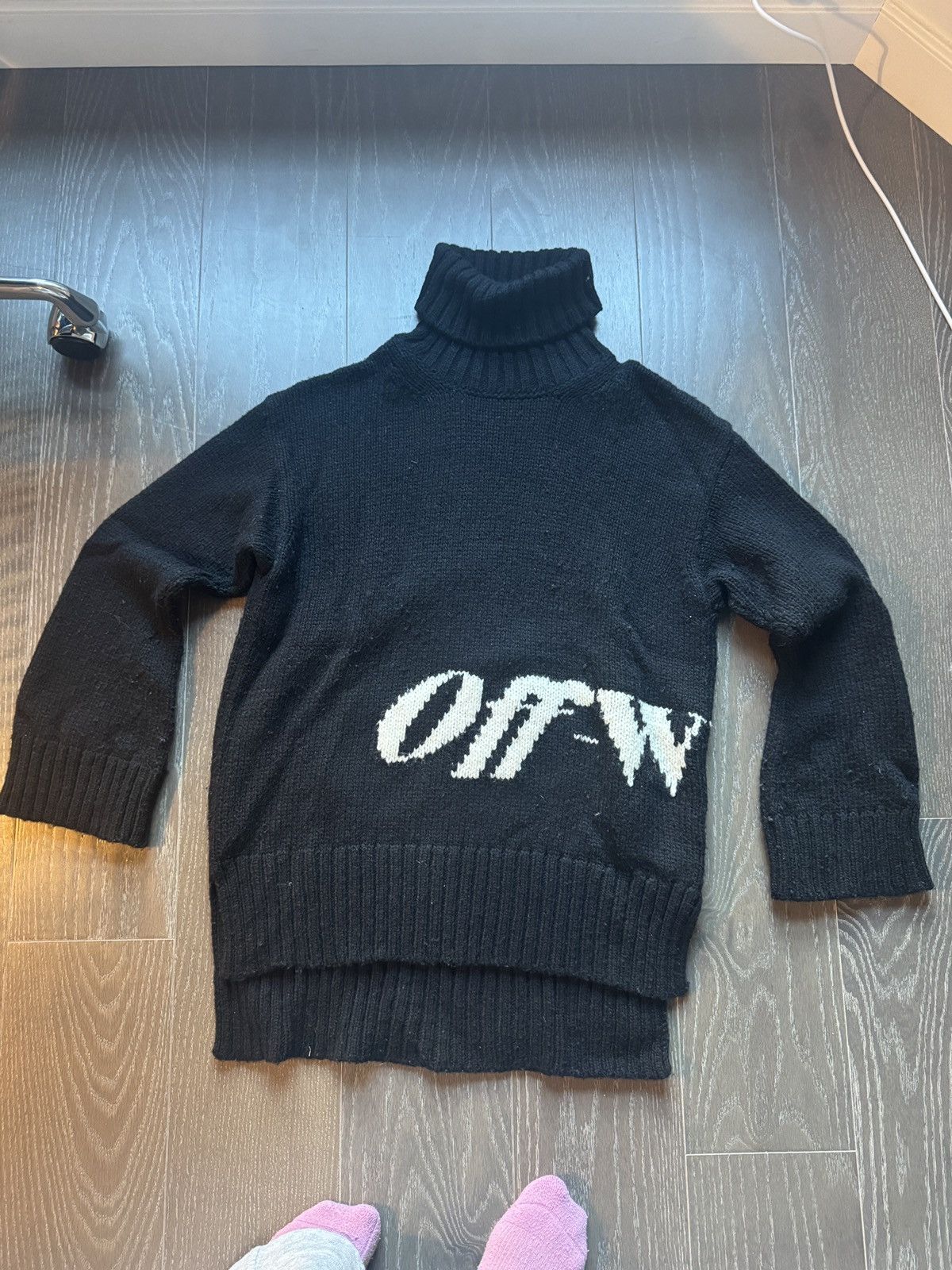 Off-White Off-White turtleneck wool sweater Size S / US 4 / IT 40 - 1 Thumbnail