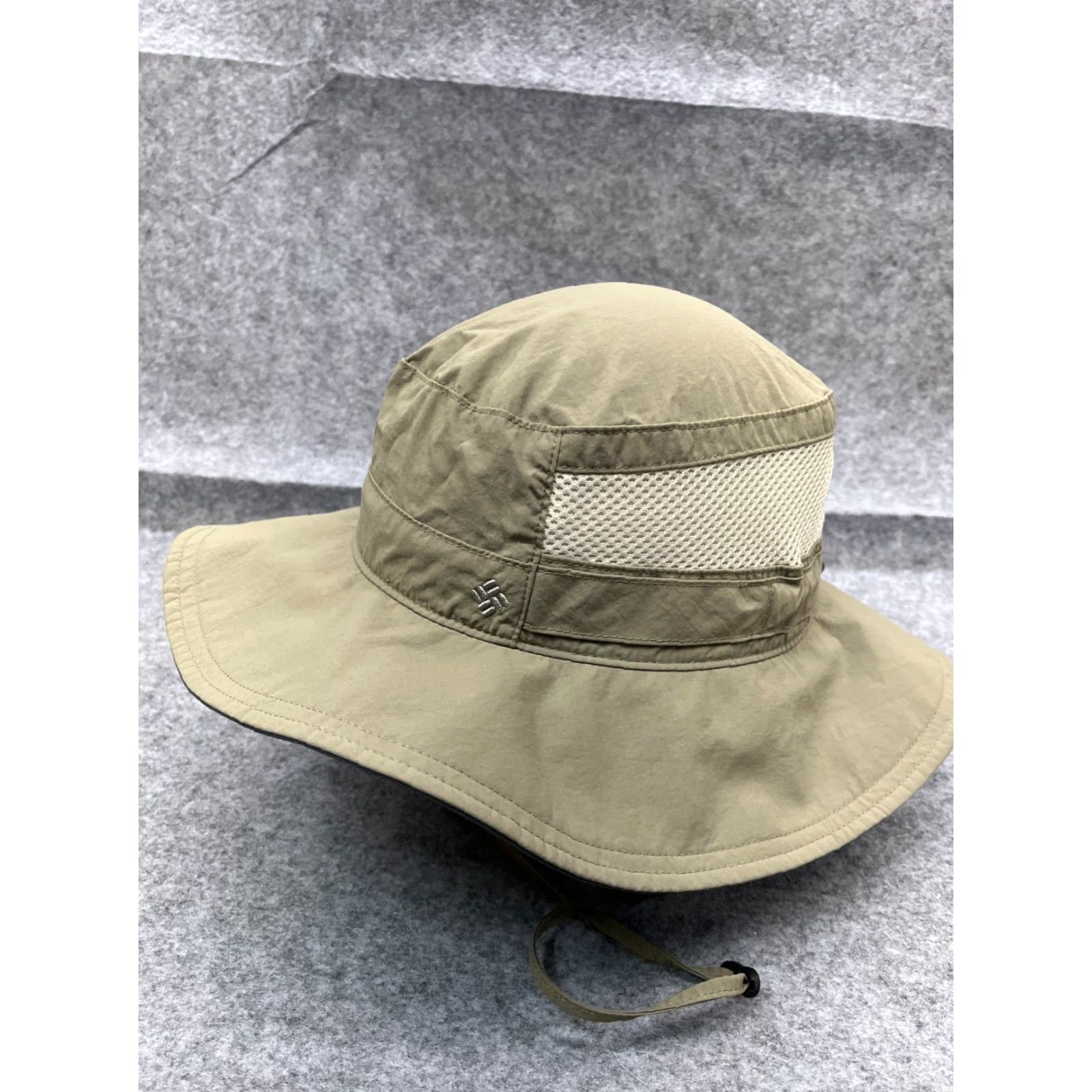 Vintage Columbia Sun Bucket Hat Adult One Size Green Nylon Polyester Lined Camp Outdoors Hat/Cap Mens Womens Unisex Size ONE SIZE - 4 Thumbnail
