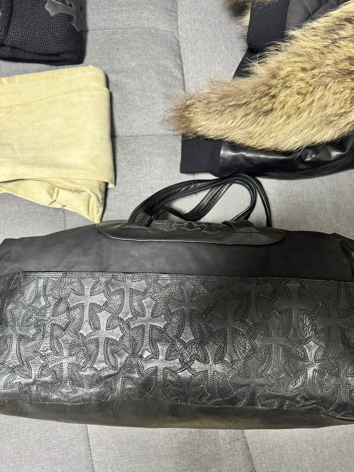 Chrome Hearts Chrome Hearts Large Flooded Duffle Bag Size ONE SIZE - 4 Thumbnail
